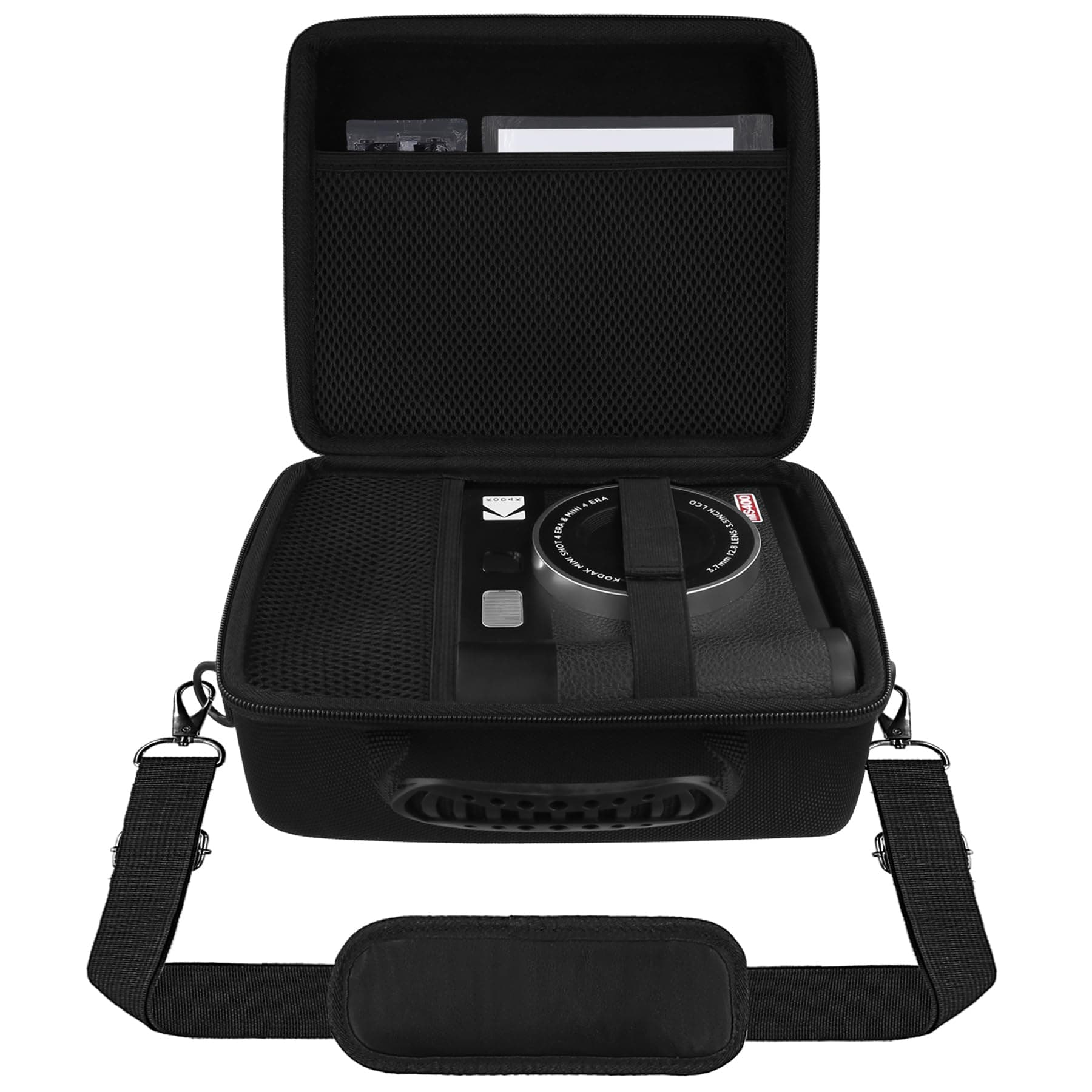 khanka Hard Travel Case Replacement for KODAK Mini Shot 4 ERA 4PASS 2-in-1 Instant Camera and Photo Printer,Case only. (Black)