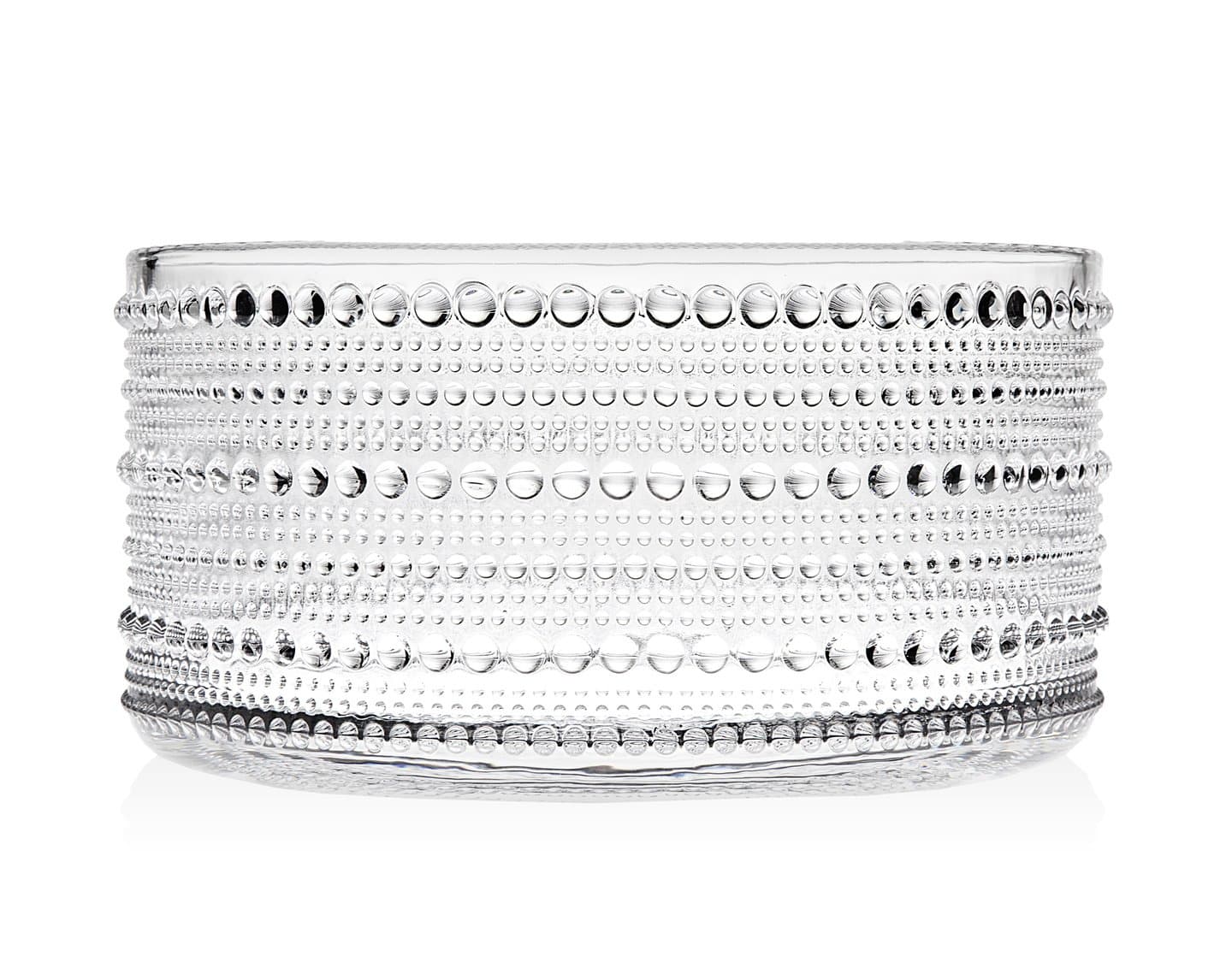 Godinger Serving Bowl, Crystal Glass Salad Bowl - Lumina