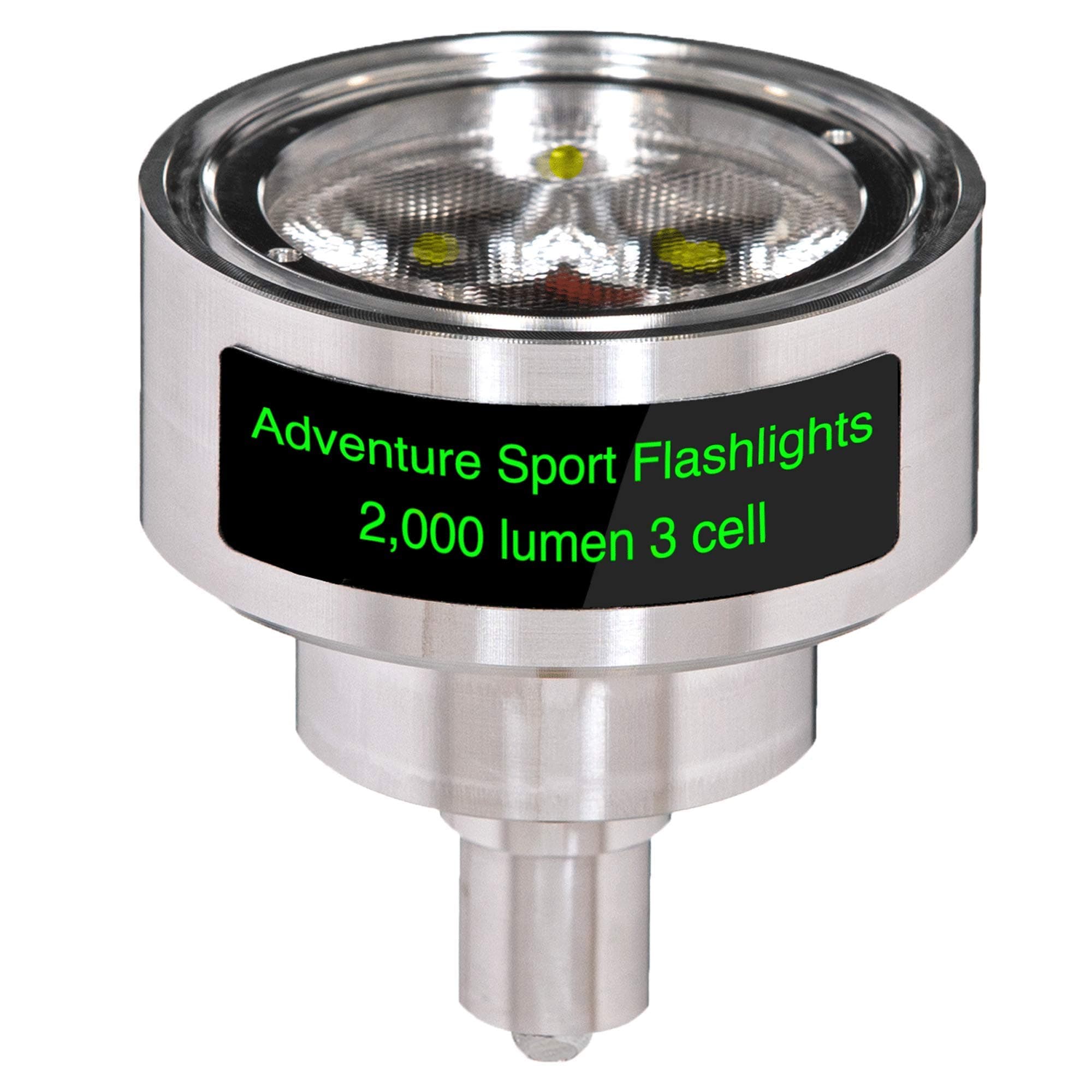 LED Conversion Kit for Maglite Flashlight - 2000 lumen for 3 D Cell - High Power Upgrade for Maglight with Cree XPLHI Emitters