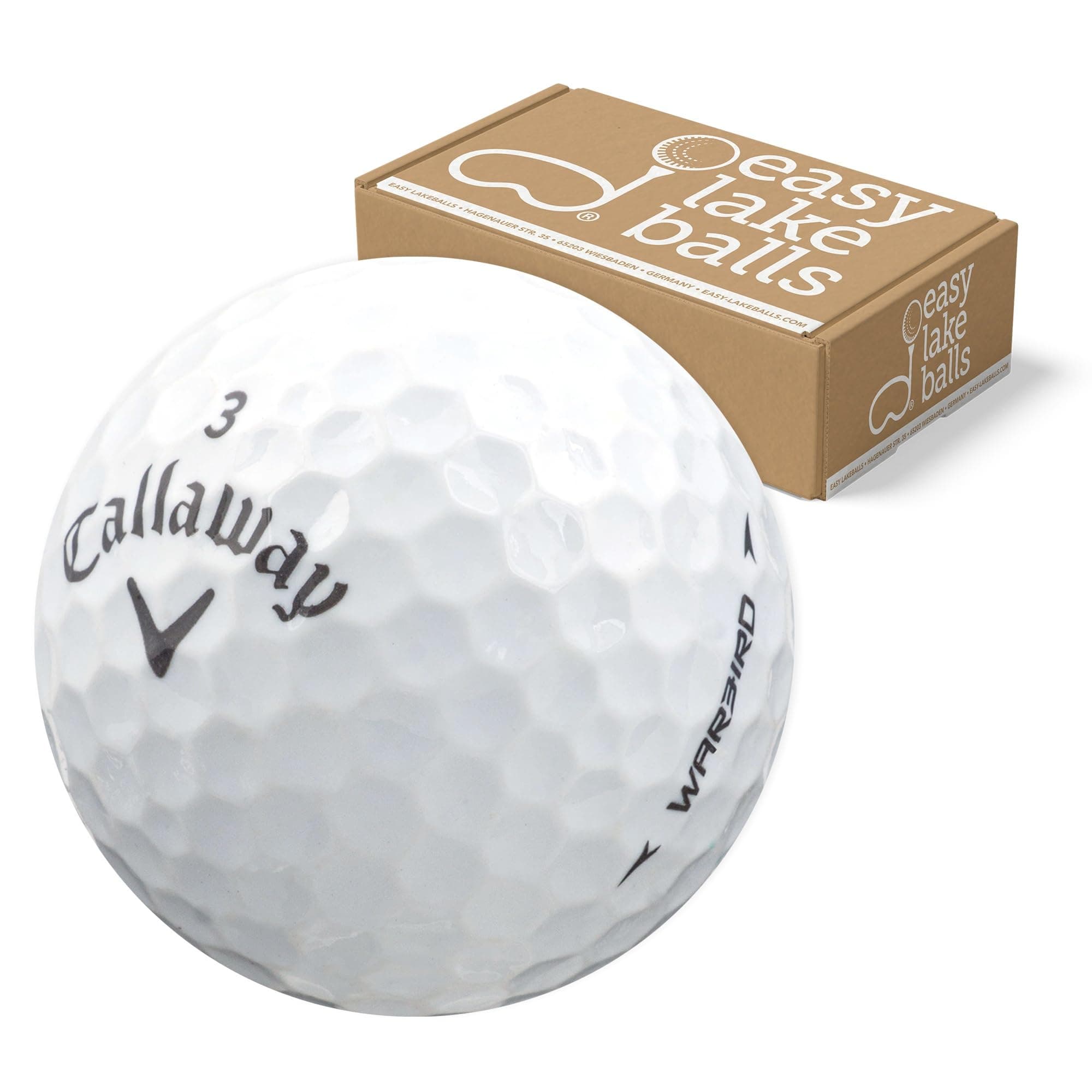 easylakeballs 100 CALLAWAY WARBIRD LAKE GOLF BALLS - AAA/AA QUALITY (A/B GRADE)