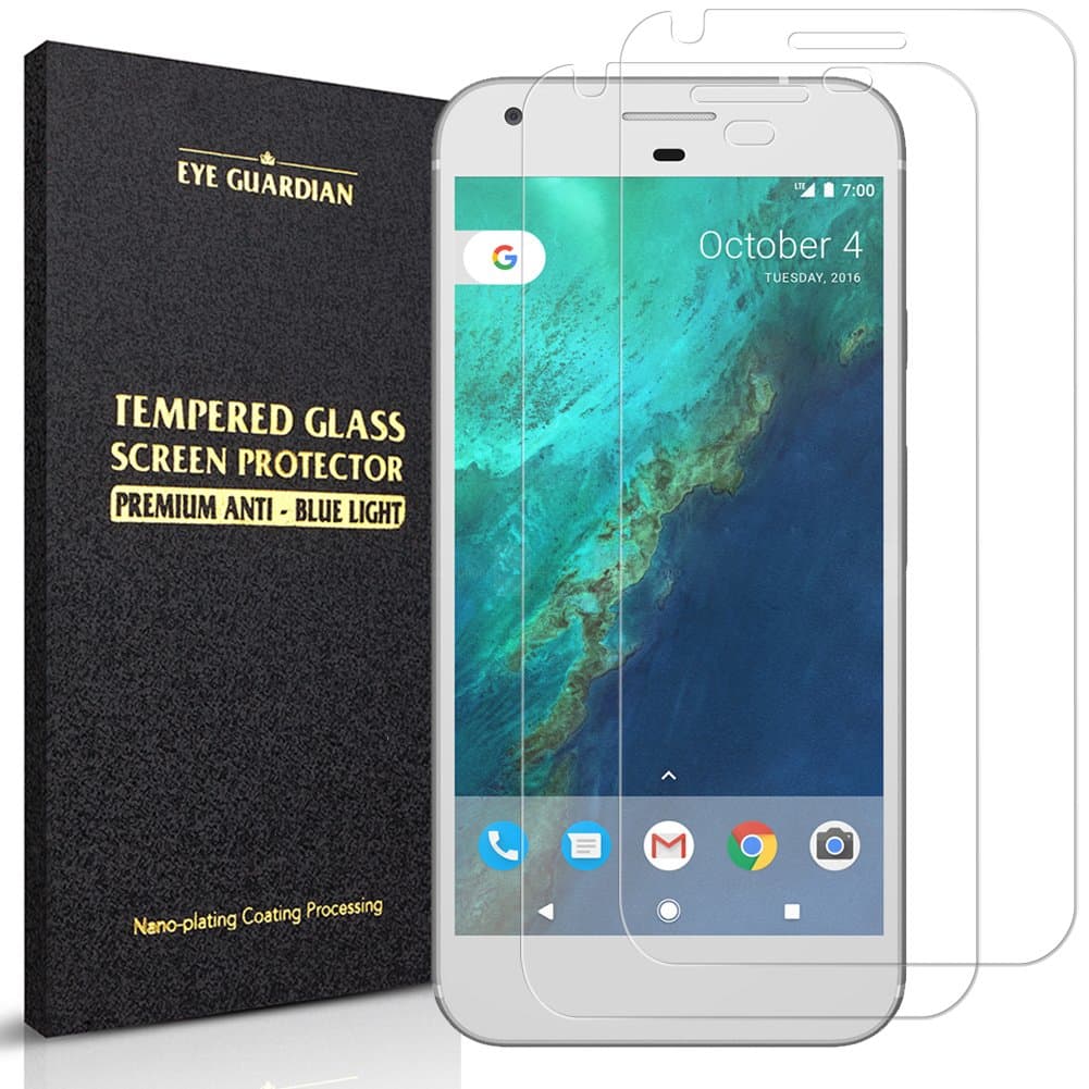 (Pack of 2)Google Pixel Screen Protector, Awaski Anti Shatter HD Clear Tempered Ballistic Glass Film for Google Pixel 5.0",Lifetime Replacement Warranty