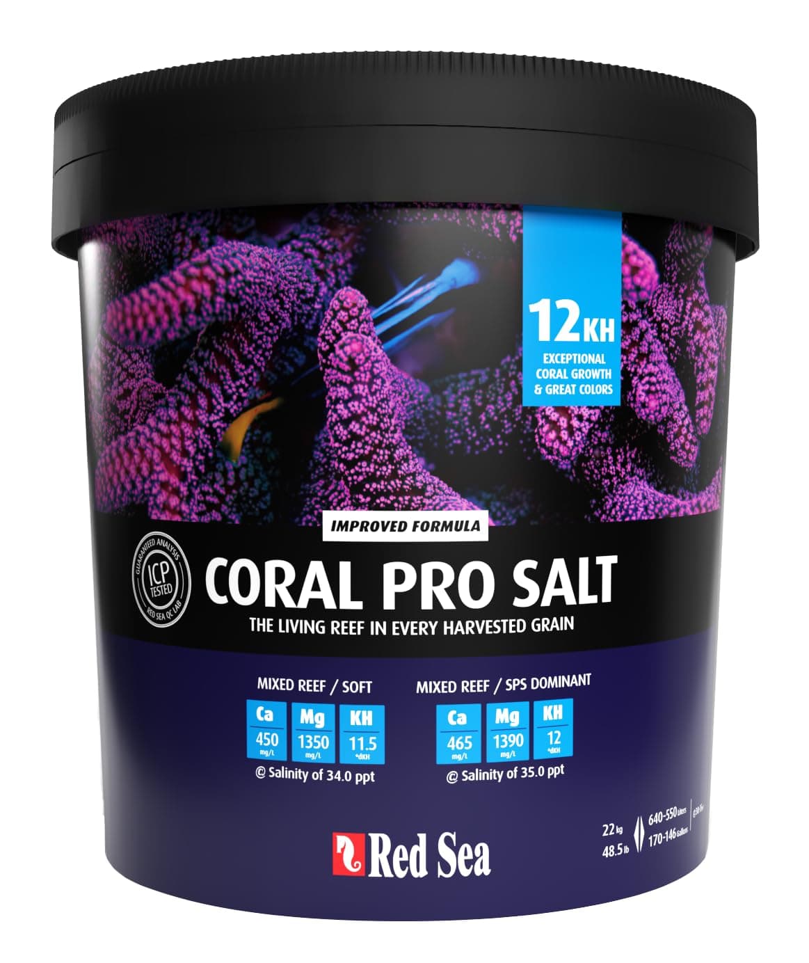 Fish Pharm ARE11230 Coral Pro Marine Salt for Aquarium, 175-Gallon
