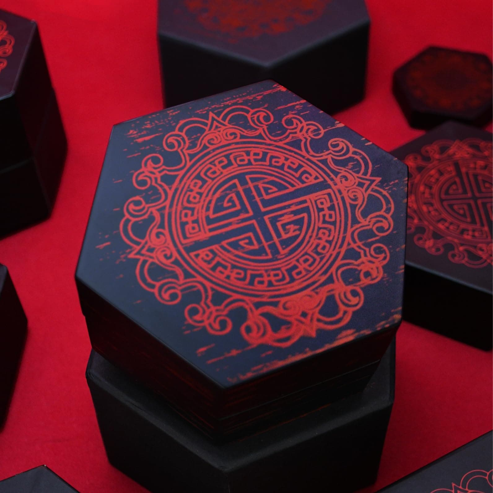 Miraculous Ladybug - Wooden Miraculous Box, black,red