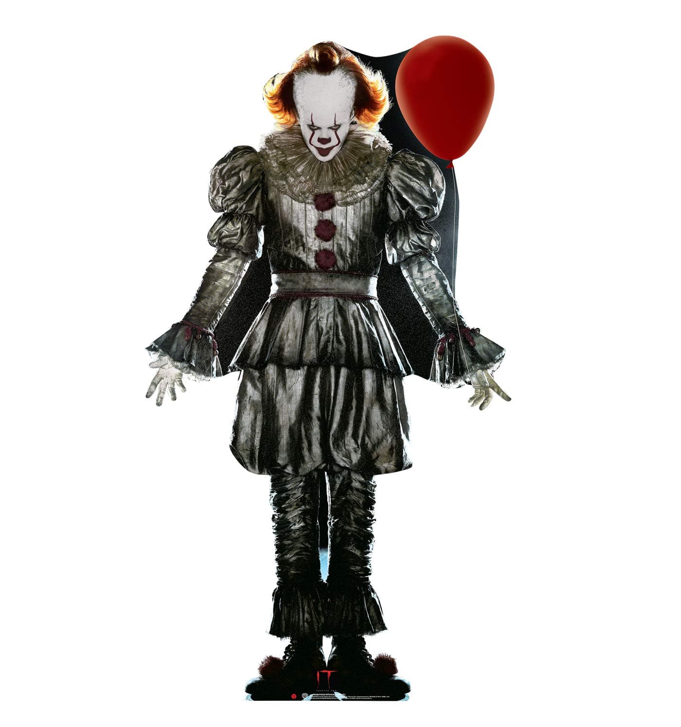 Cardboard People Advanced Graphics Pennywise with Balloon Life Size Cutout Standup - IT Chapter 2 (2019 Film)