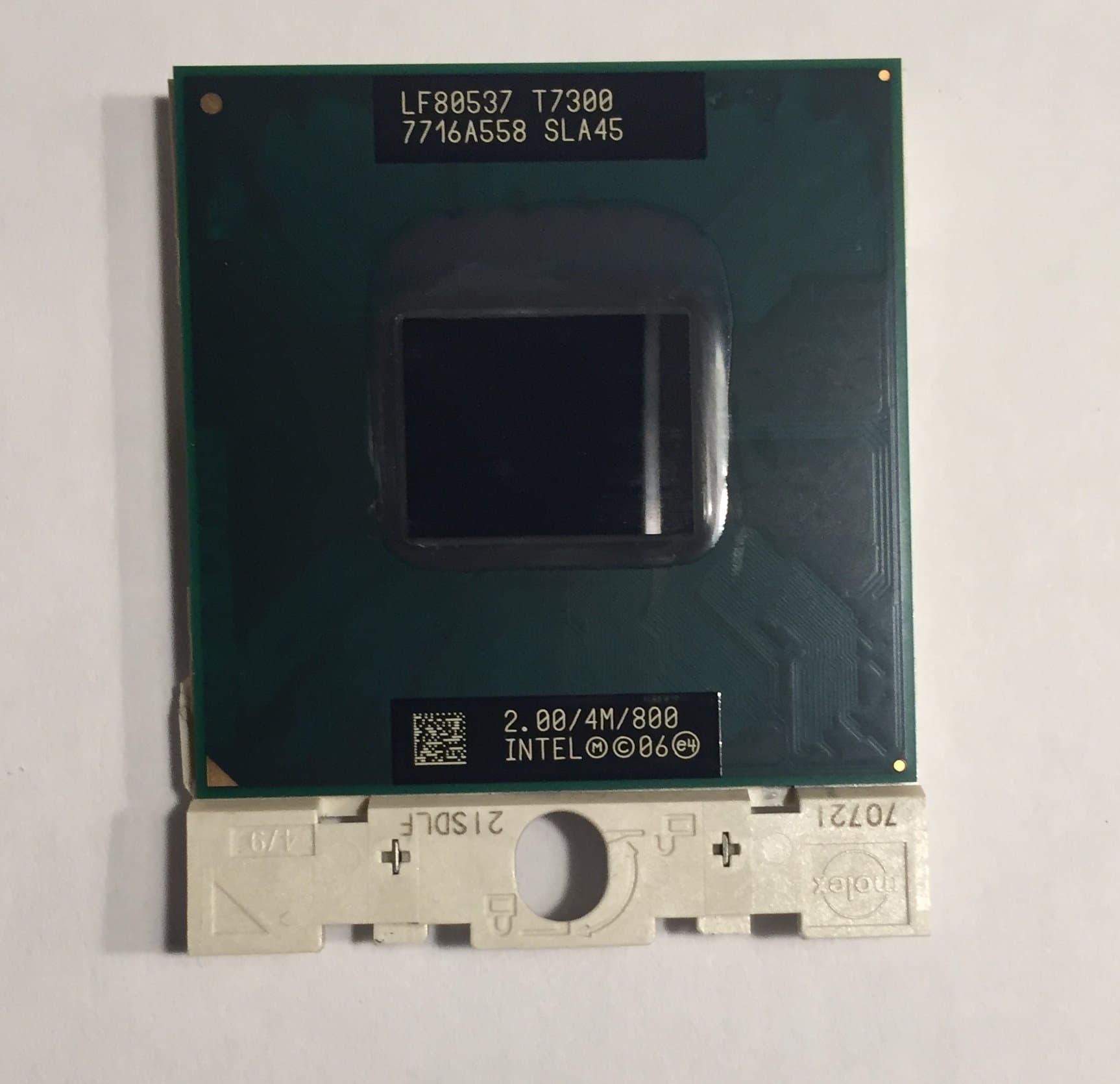 Intel Cpu Core 2 Duo T7300 2.00Ghz Fsb800Mhz 4Mb Fcpga6 Tray