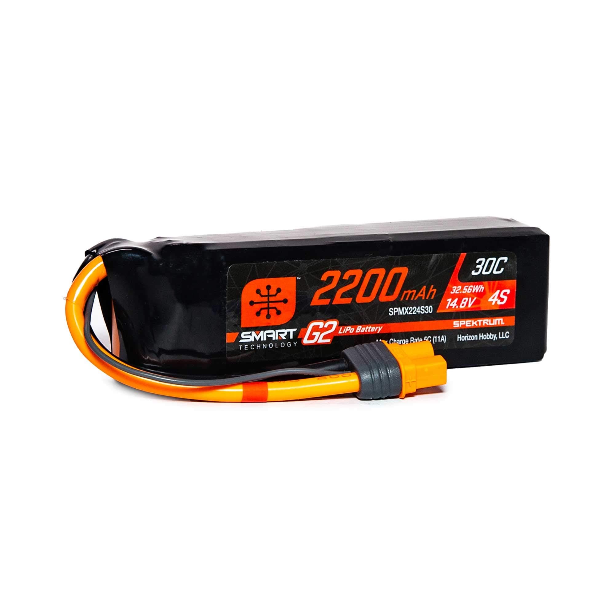 2200mAh 4S 14.8V SMART G2 30C IC3 SPMX224S30