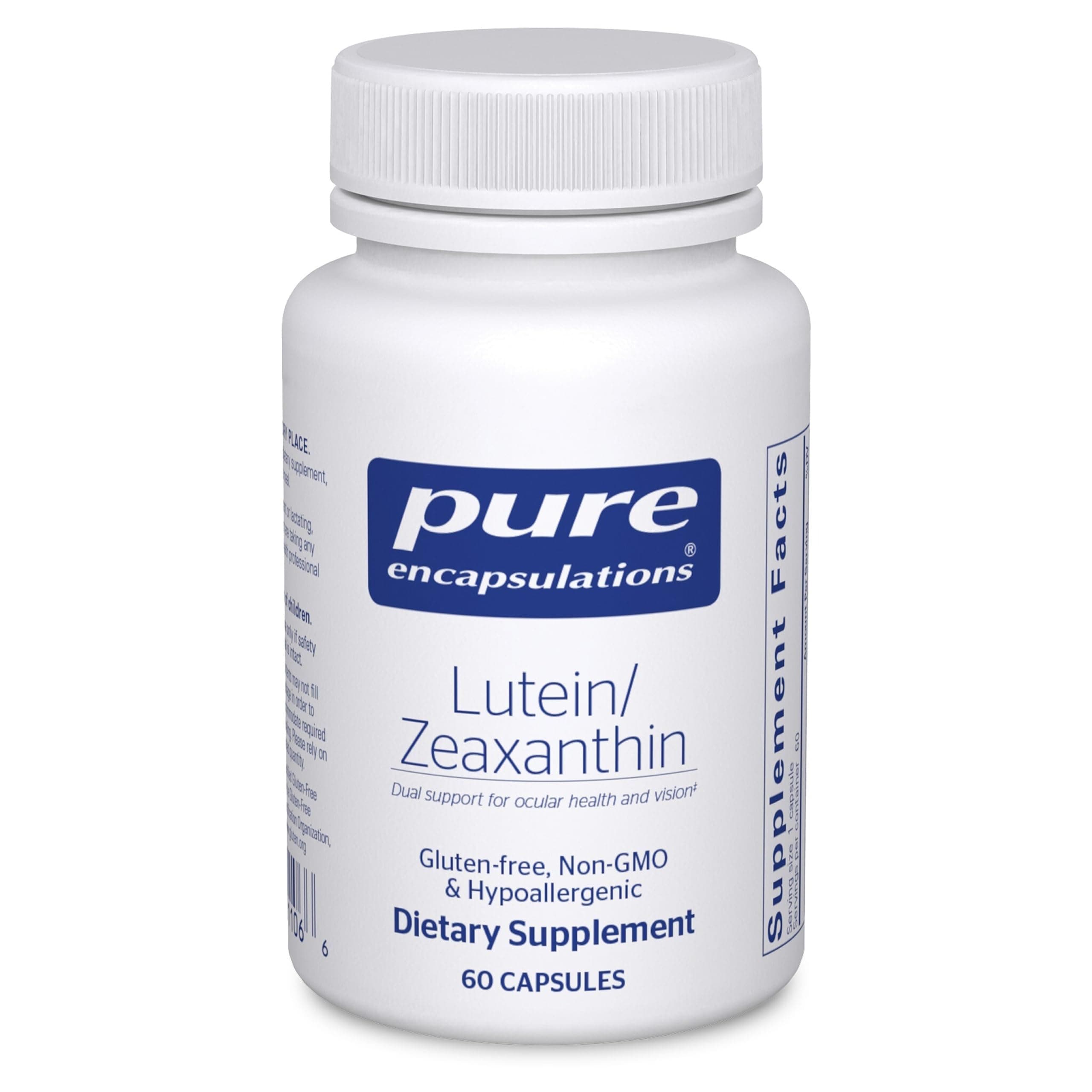 Lutein/Zeaxanthin - High Strength Blend for Macular Support and Overall Visual Functioning* - 60 Capsules