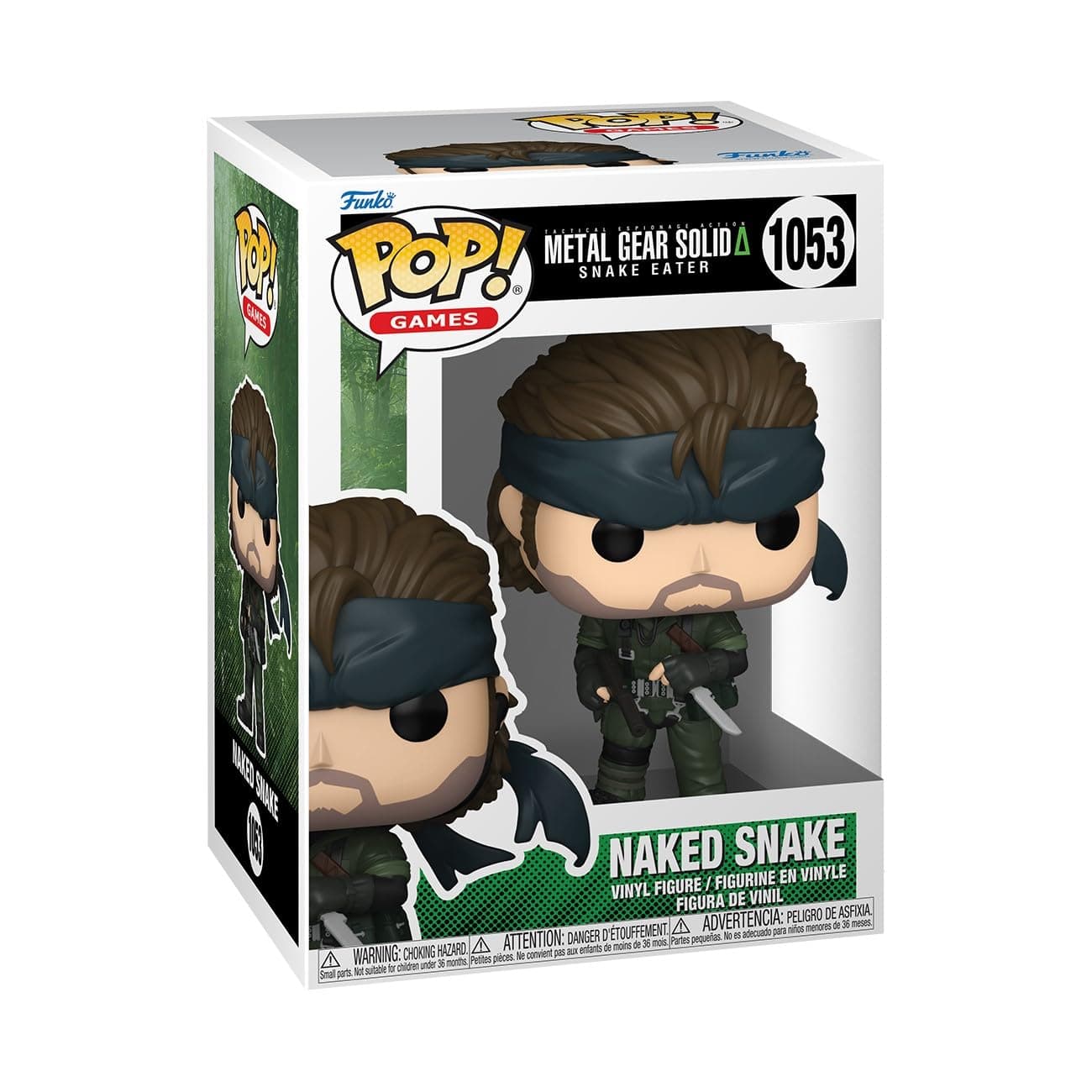 Funko POP! Games: Metal Gear - Naked Snake - Collectable Vinyl Figure - Gift Idea - Official Merchandise - Toys For Kids & Adults - Model Figure for Collectors and Display