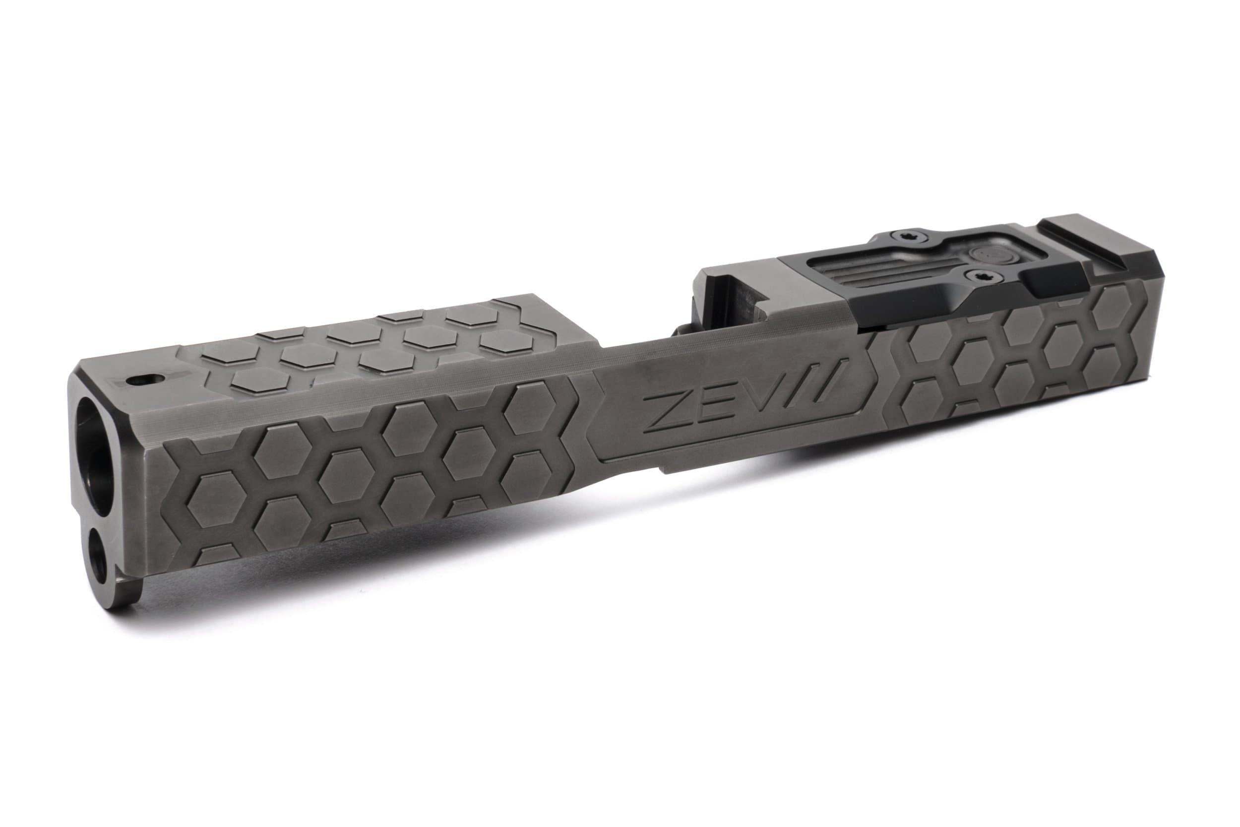 Zev Z19 Hex Gray 3rd Gen Stripped Slide with RMR Cover Plate