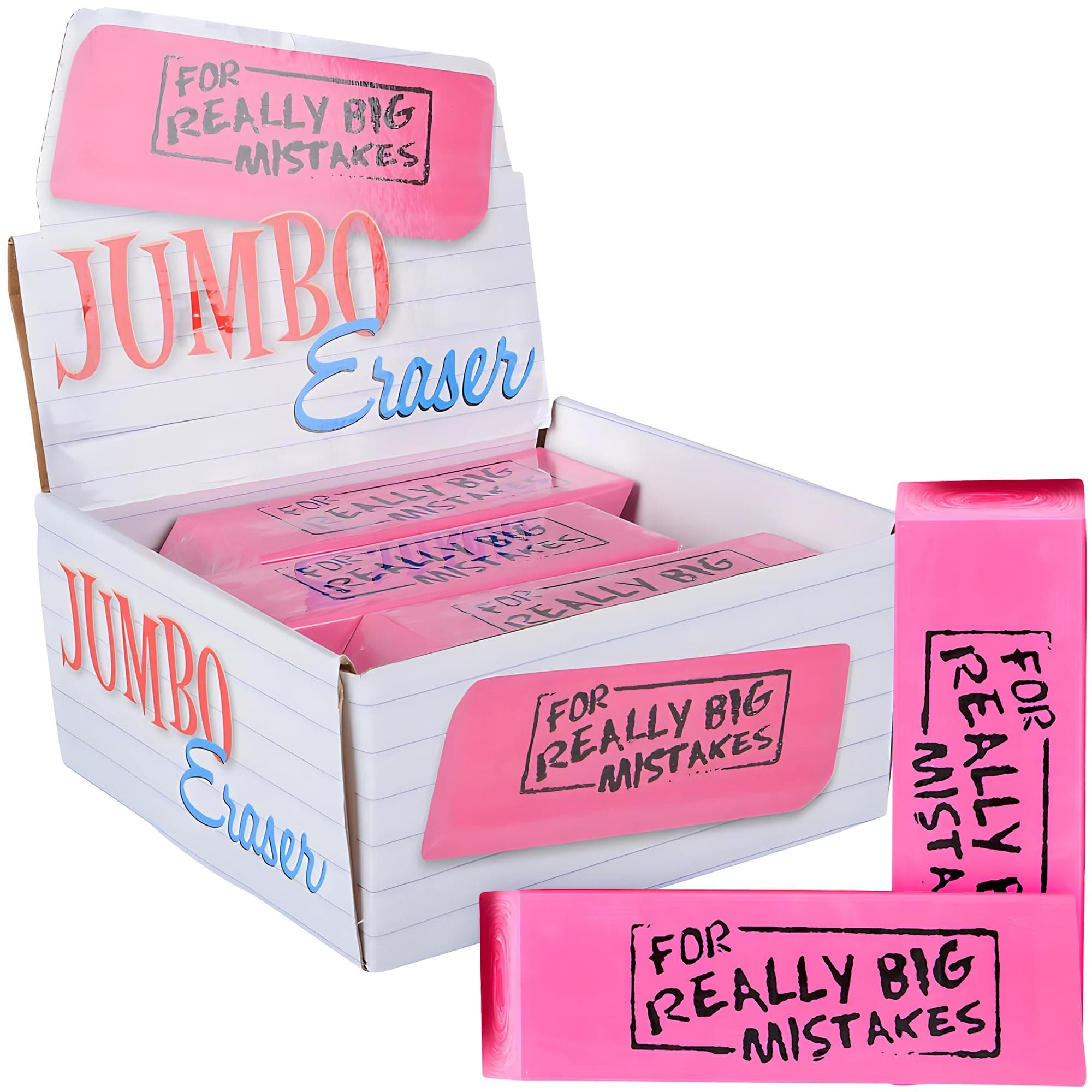 Rhode Island Novelty Jumbo Big Mistake Wedge Erasers