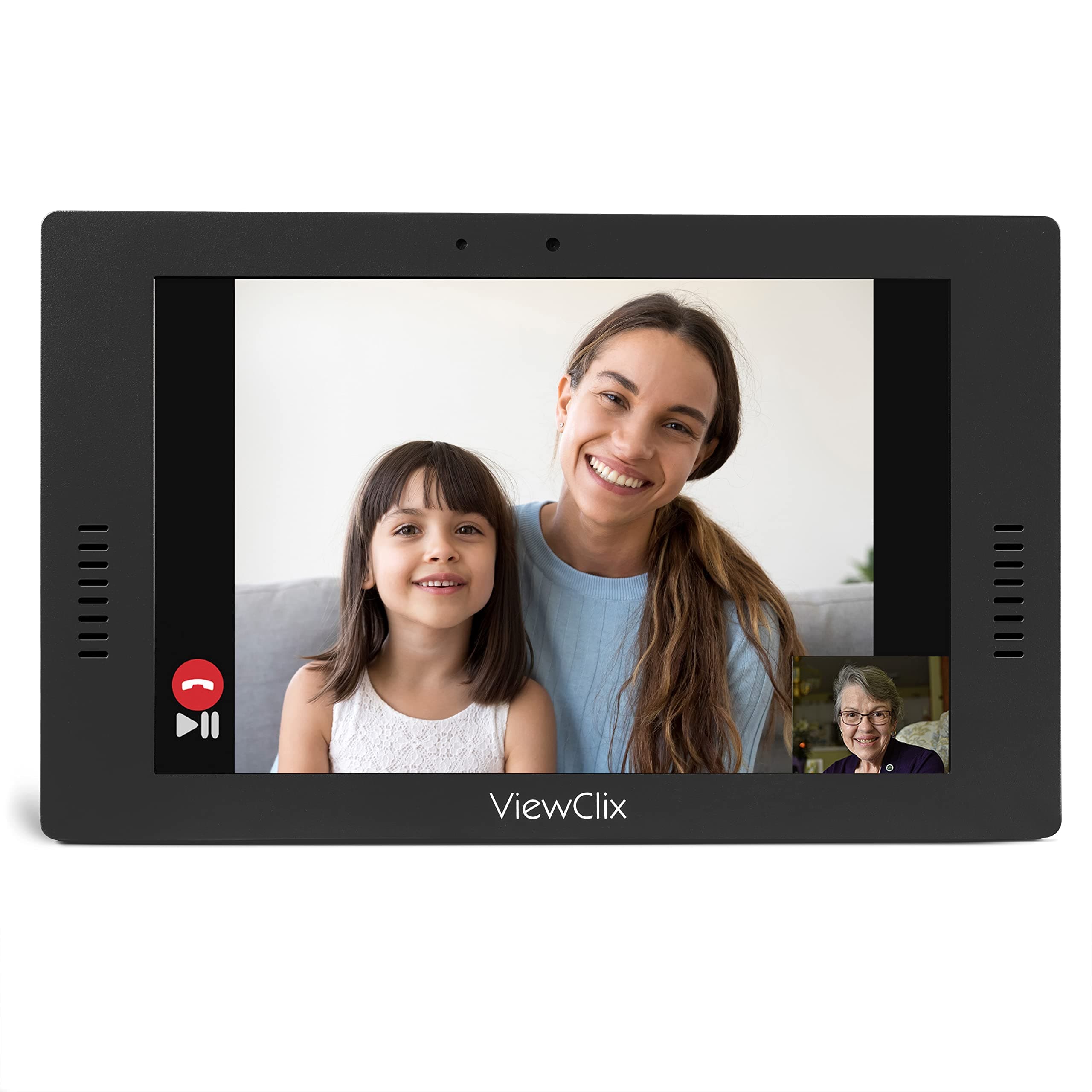 Smart Frame by ViewClix, The Digital Picture Frame with Video Calling, Send Photos & Videos, Designed for Grandparents, Share from Phone, 1 Month Membership Included, 10.1”