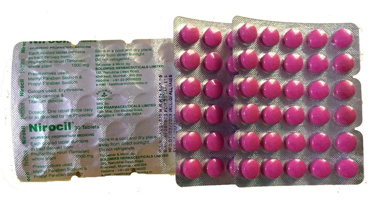 Nirocil tablet Pack Of 2 (30 tablet each)