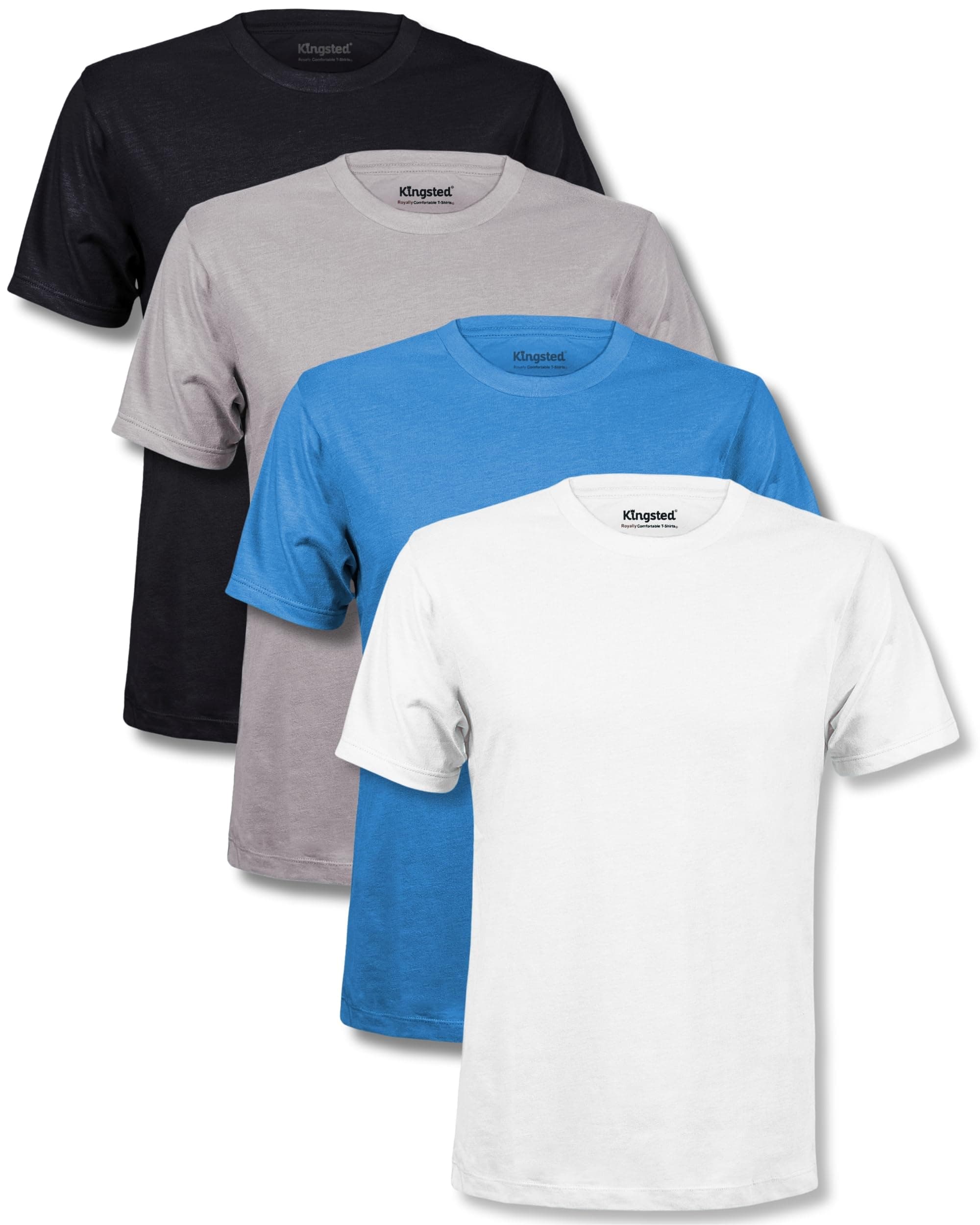 T-Shirts for Men Pack - Royally Comfortable - Super Soft Premium Fabric - Well-Crafted Classic Tee