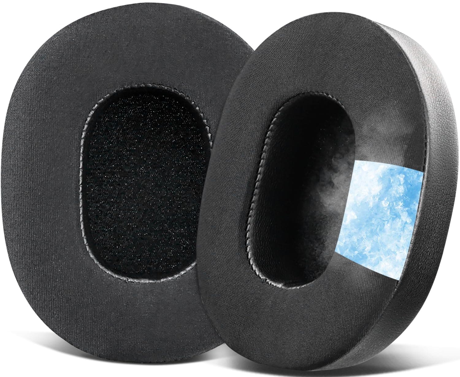 Cooling-Gel Earpads Cushions Replacement for Skullcandy Hesh 3/ANC/Evo & Crusher Wireless/ANC/Evo & Venue ANC Over-Ear Headphones,Ear Pads Cushions with Noise Isolation Foam (Black)