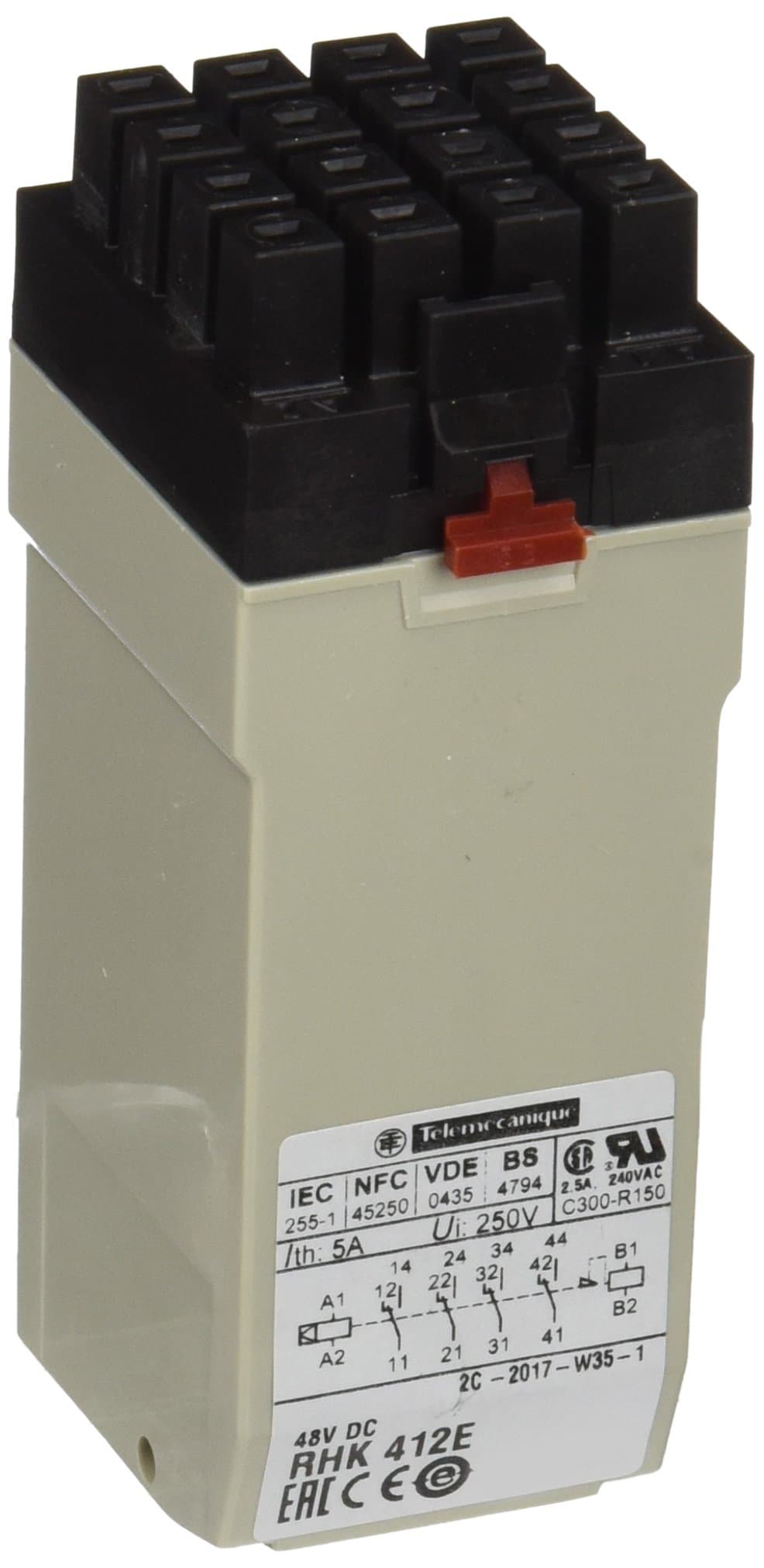 Schneider Electric RHK412E Plug In Relay 5A 48V, Latch Relay
