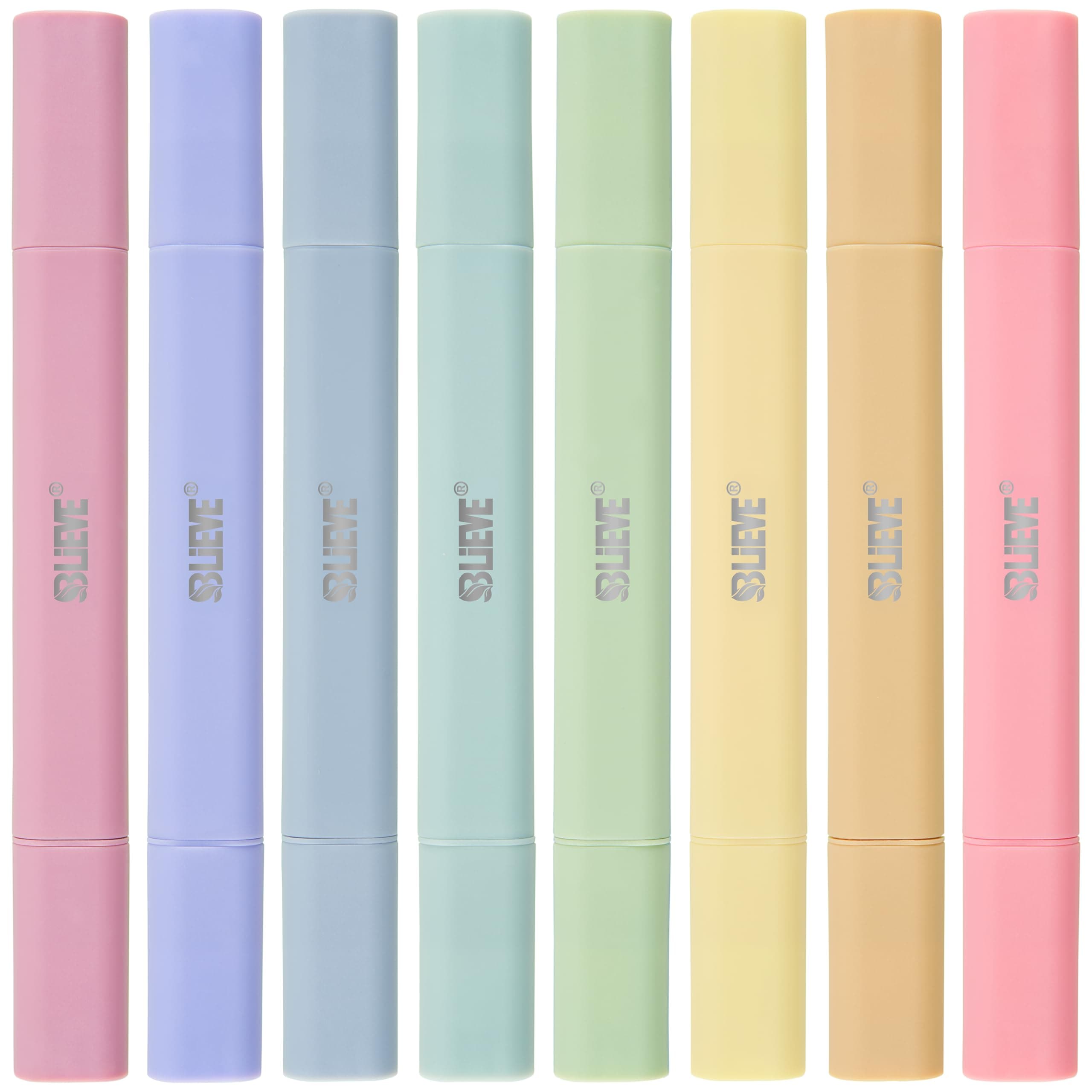 Aesthetic Bible Highlighters No Bleed Through Assorted Colors, Cute Highlighter Dual Tip For Journaling Supplies And School Accessories, Bible Highlighters And Pens No Bleed (CANDY)