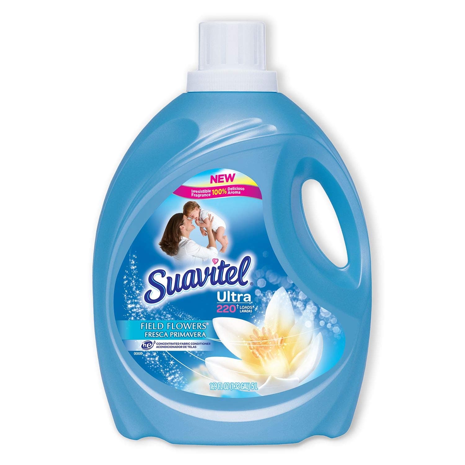 Suavitel Ultra Field Flowers Fabric Conditioner (169 oz., 220 loads)