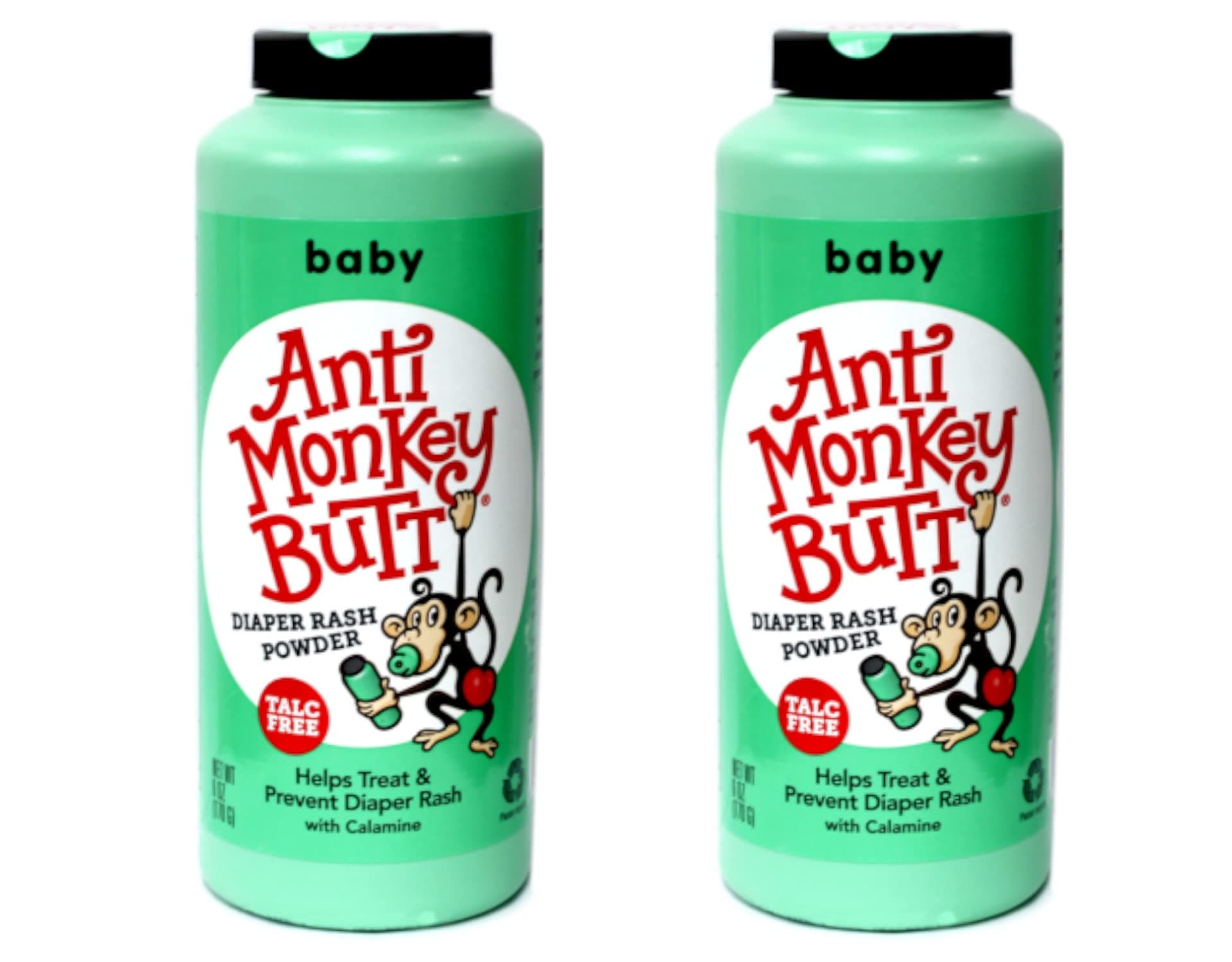 DSE Baby Anti Monkey Butt Diaper Rash Powder, 6 Ounce (Pack of 2)