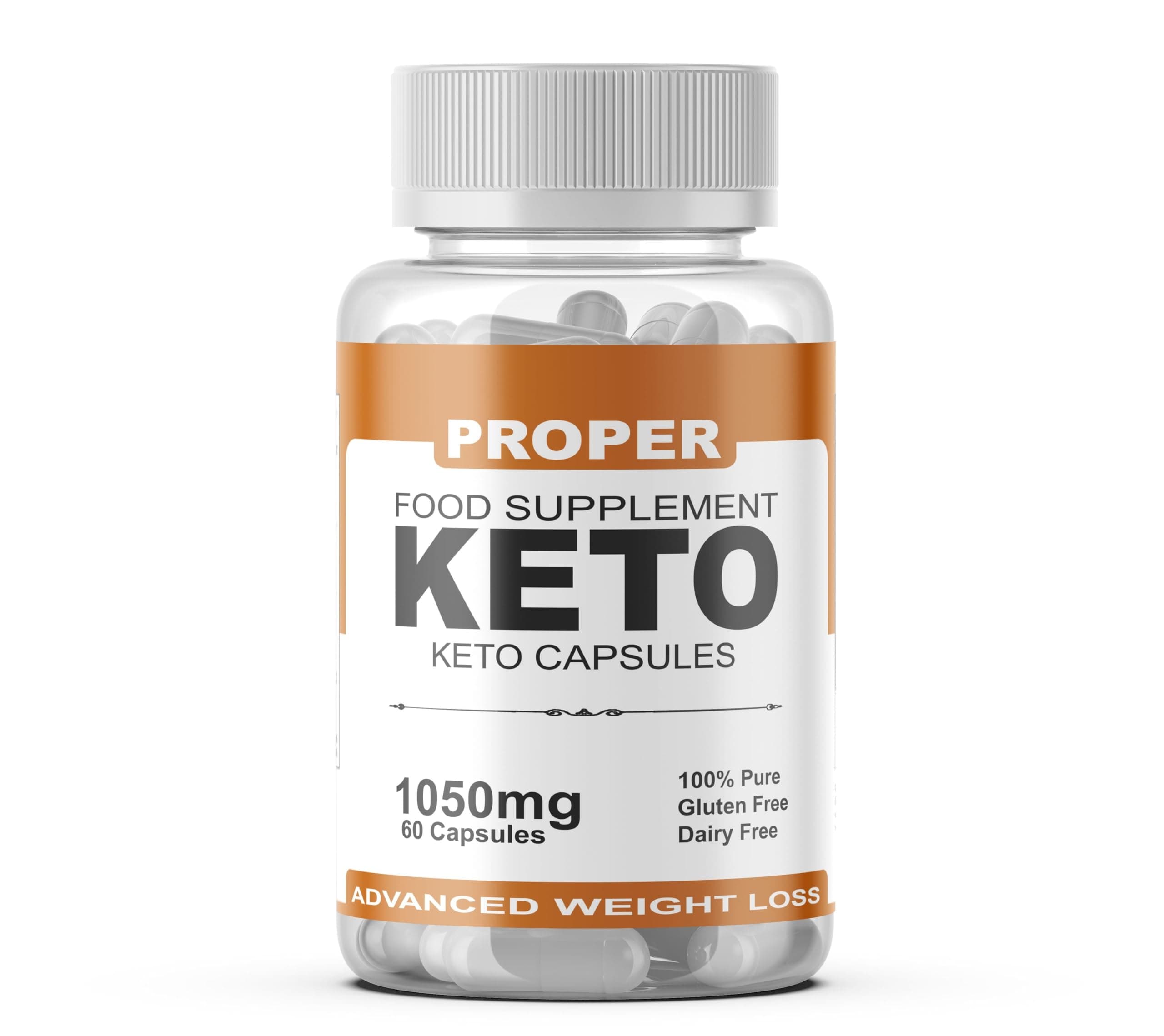 Proper Keto – Natural Keto Support for Weight Management, Vegan Capsules with Apple Cider Vinegar & Green Tea, Support for Men & Women, 60 Capsules, Slim Warriors
