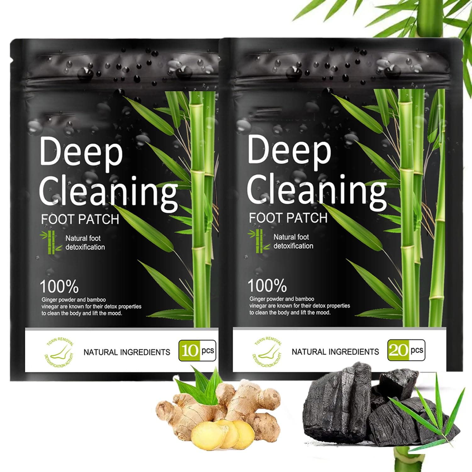 Detox Foot Patches 30 Pcs Detox Foot Pads to Remove Toxins 100% Natural,Deep Cleansing for Stress Relief,Sleep Aid, Enhance Blood Circulation