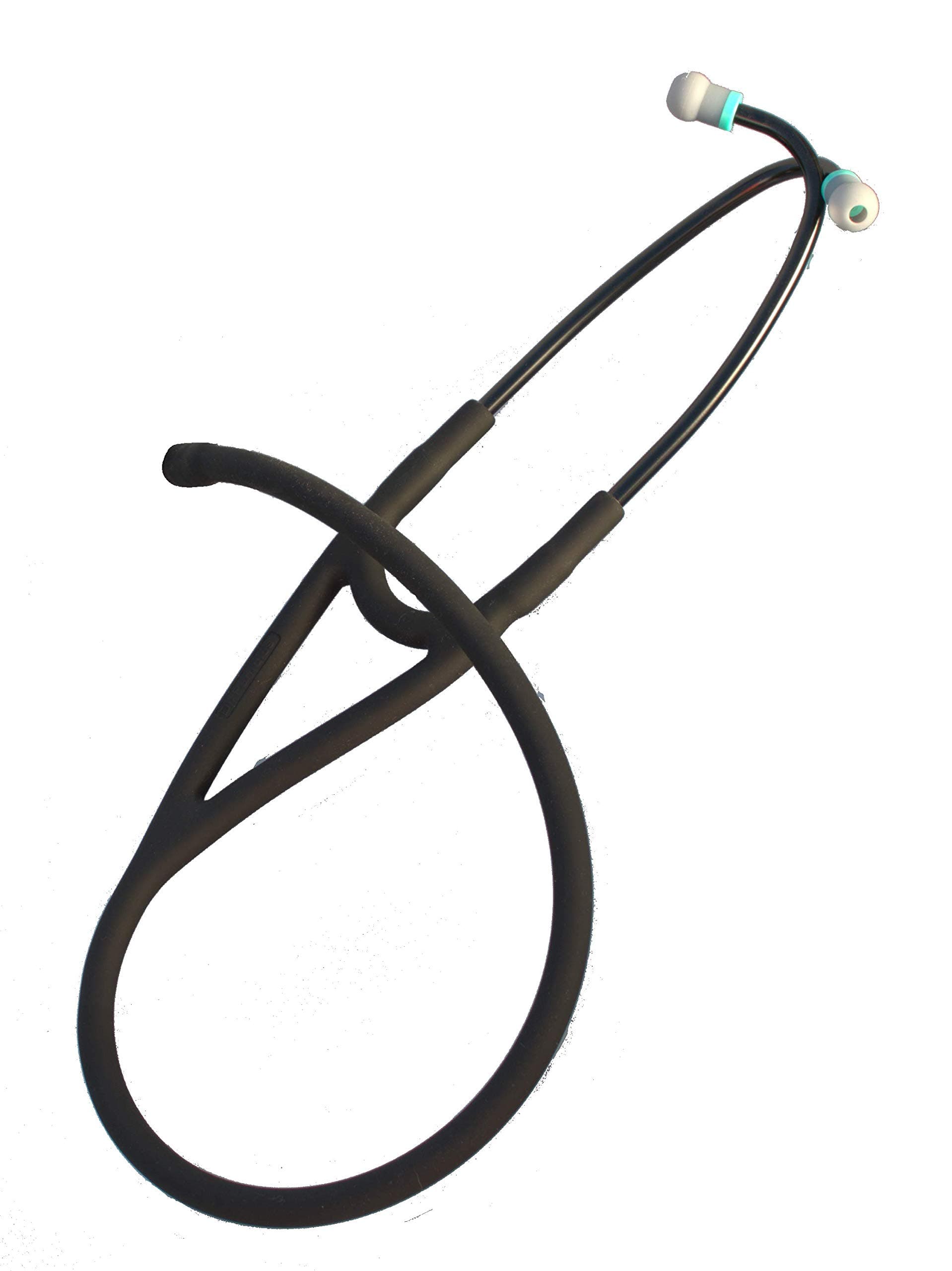 Tubing Compatible with Littmann (r) Master Cardiology (r) and Cardiology III (r) Stethoscope TUBING - 7mm Binaurals T7 BlackBlack