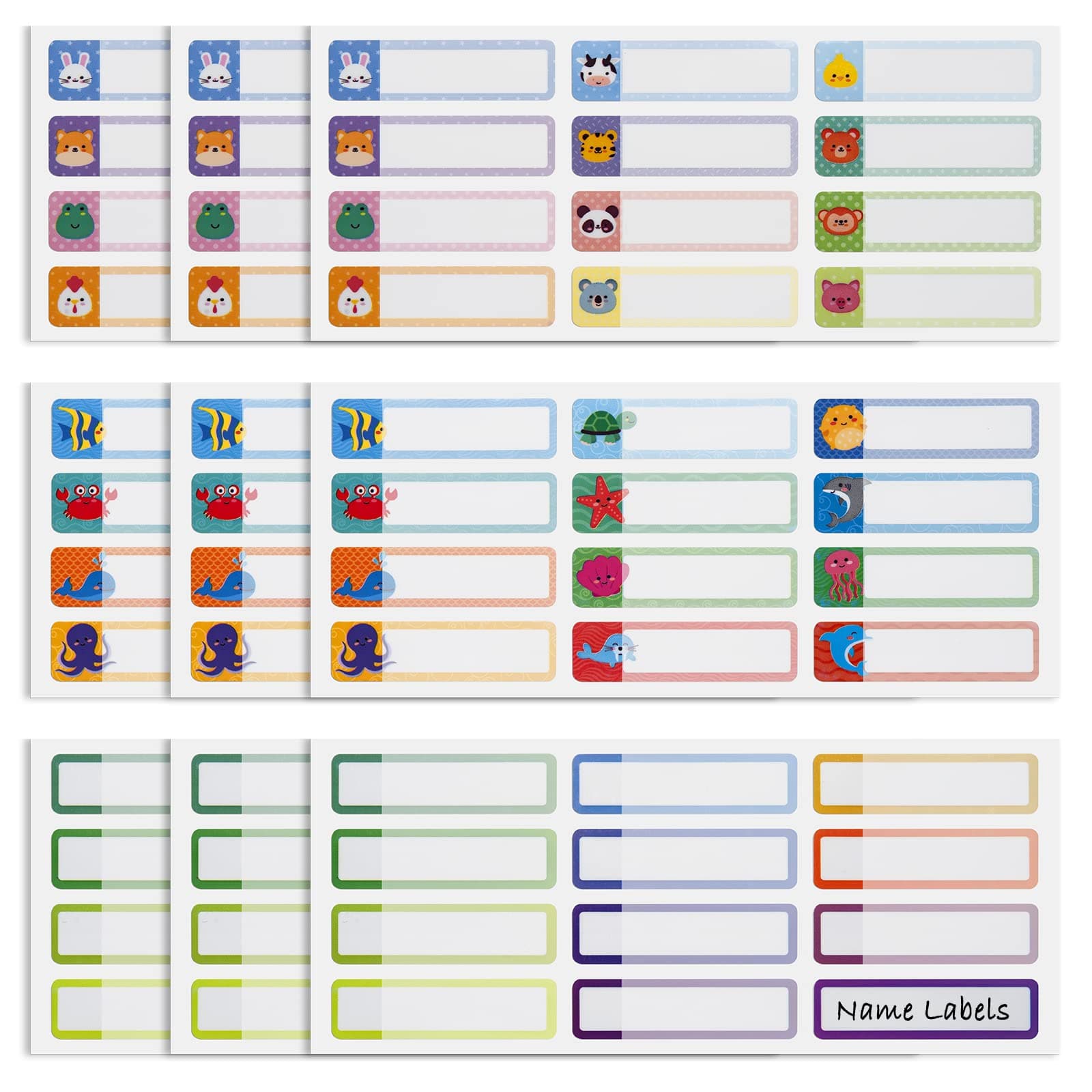108 Kids Name Labels for KIds Stuff
