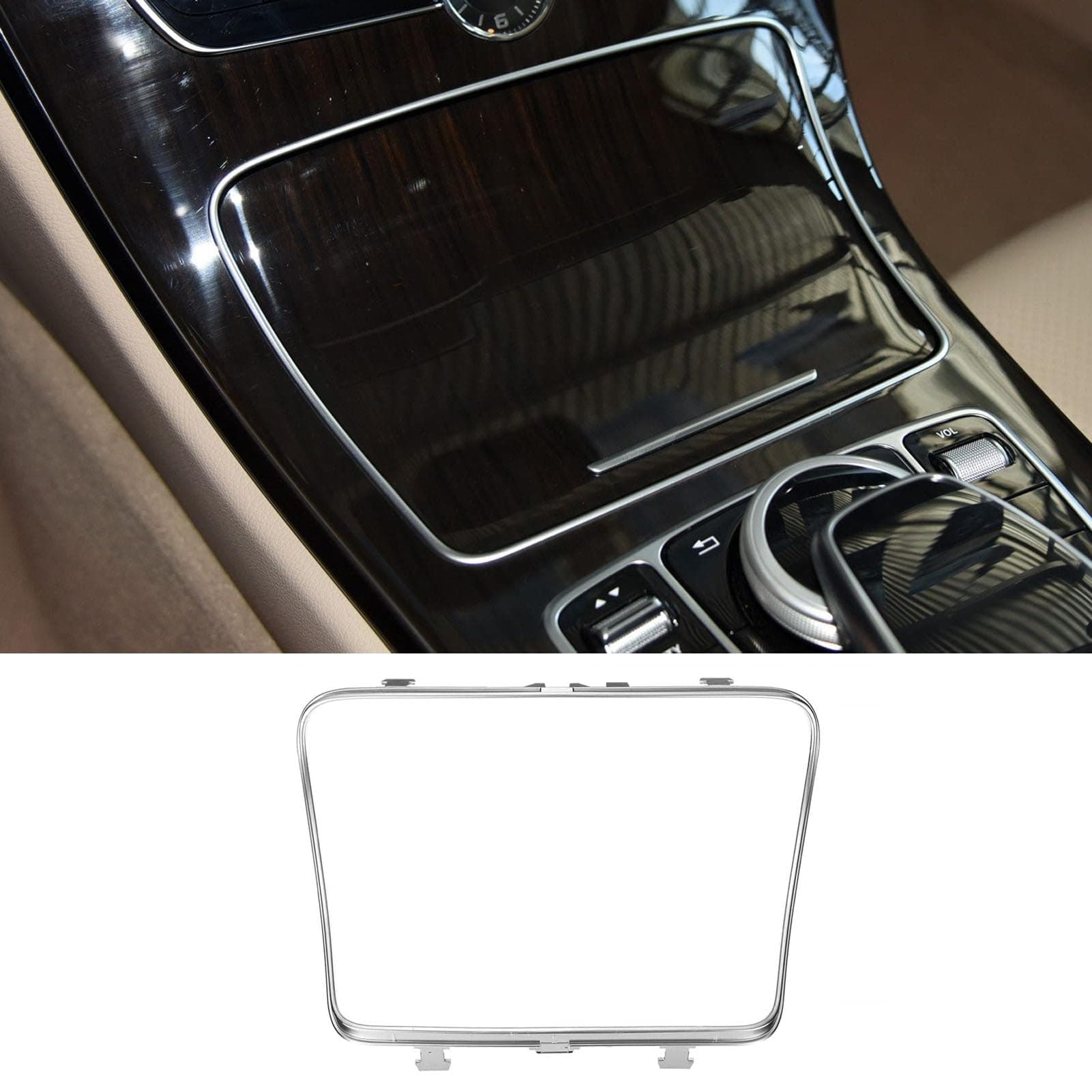 TTCR-II - Compatible with Mercedes Benz Center Cup Holder, for 2015-2021 W205 C300 C400 C400 C63 & 2016-2023 W253 GLC 300 Center Console