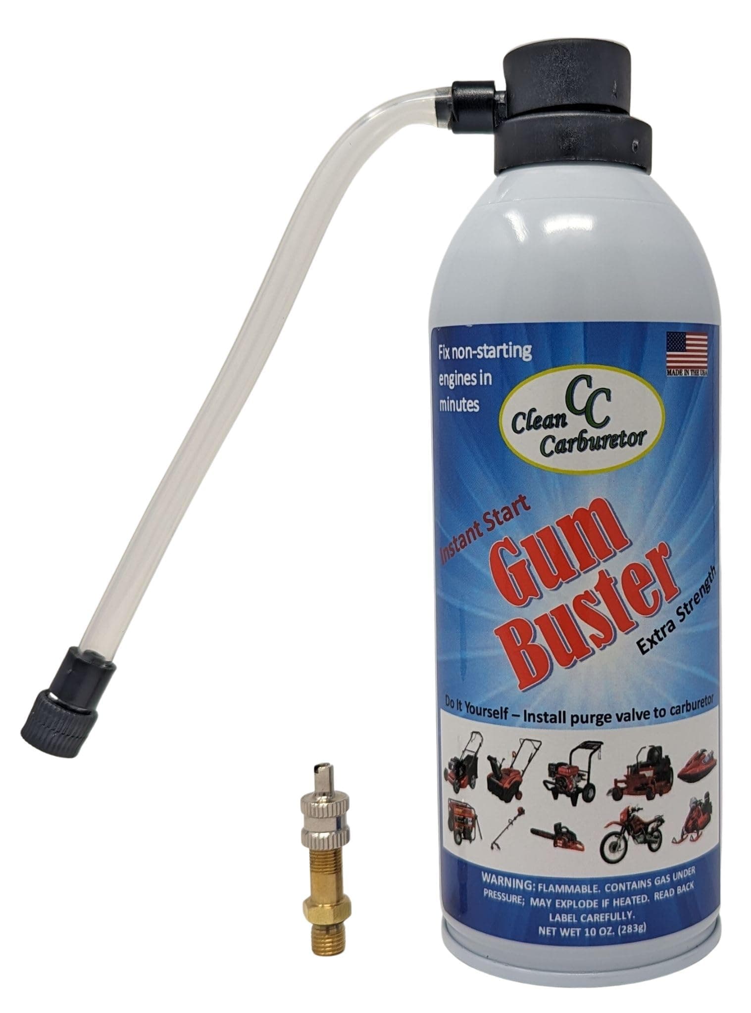 GumBuster Carburetor Cleaner + Purge Valve Kit