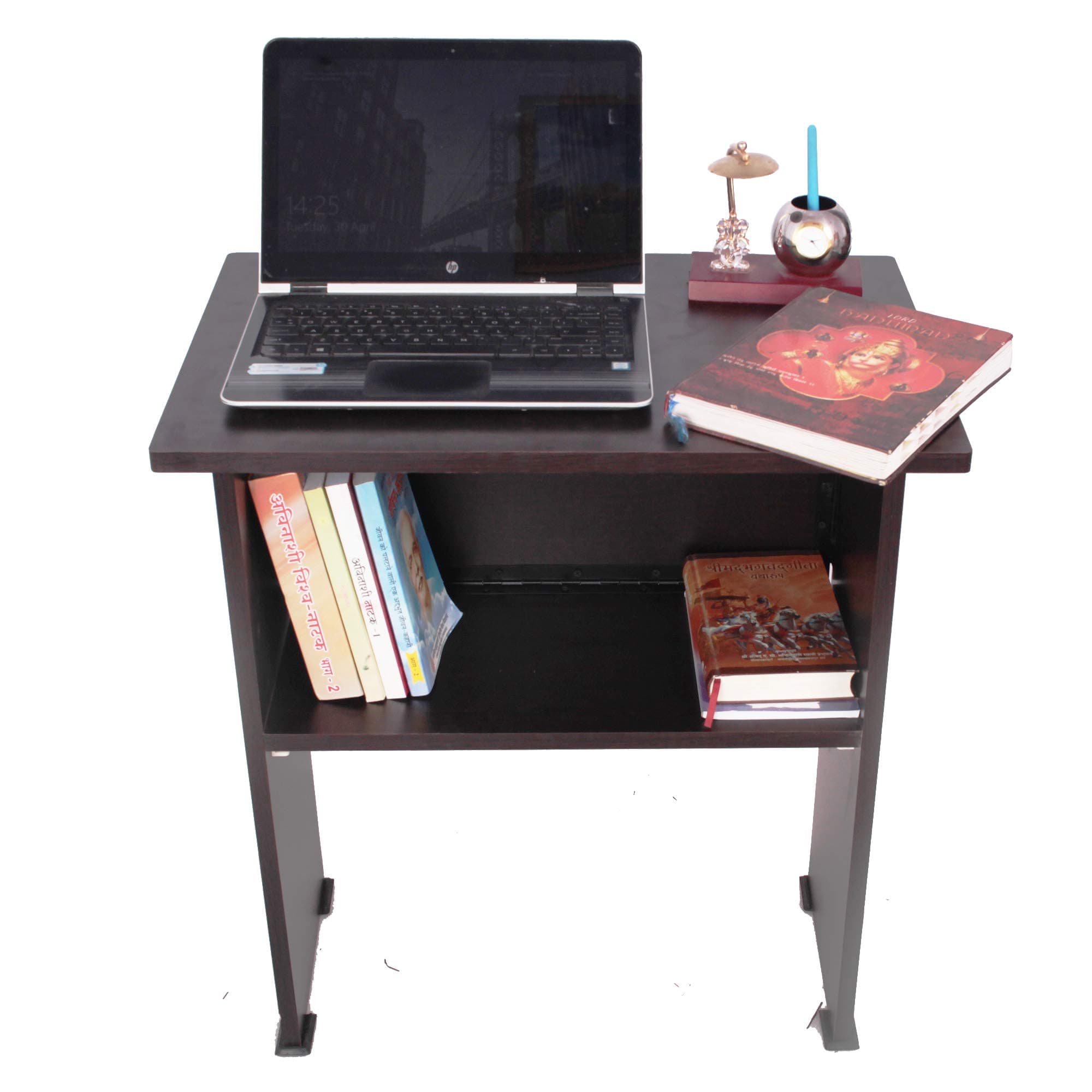 Ebee Store Multipurpose Engineered Wood Table (Matt Finish, Wenge)