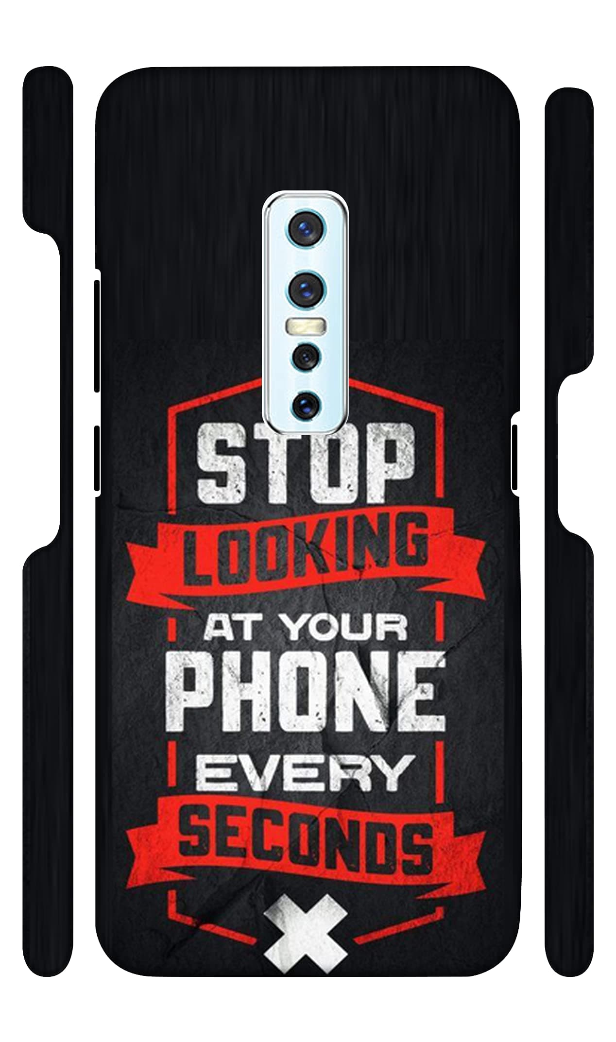 DASP Vivo V17 Pro Premium Designer Printed Hard Polycarbonate Mobile Back Case and Cover for Vivo V17 Pro - Stop Looking at Your Phone