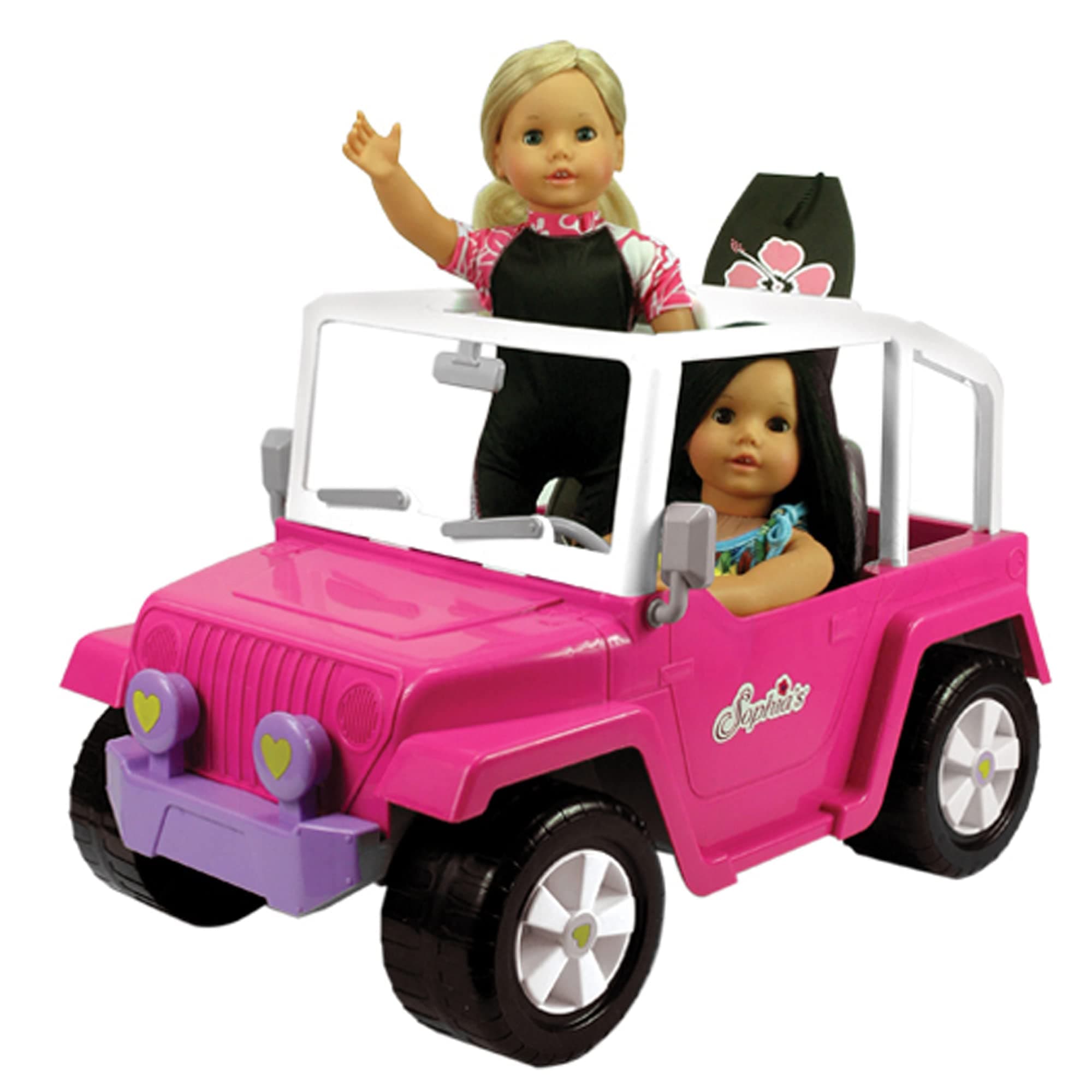 Sophia's 18" Doll Hot Pink 4 x 4 Beach Cruiser Vehicle, Hot Pink