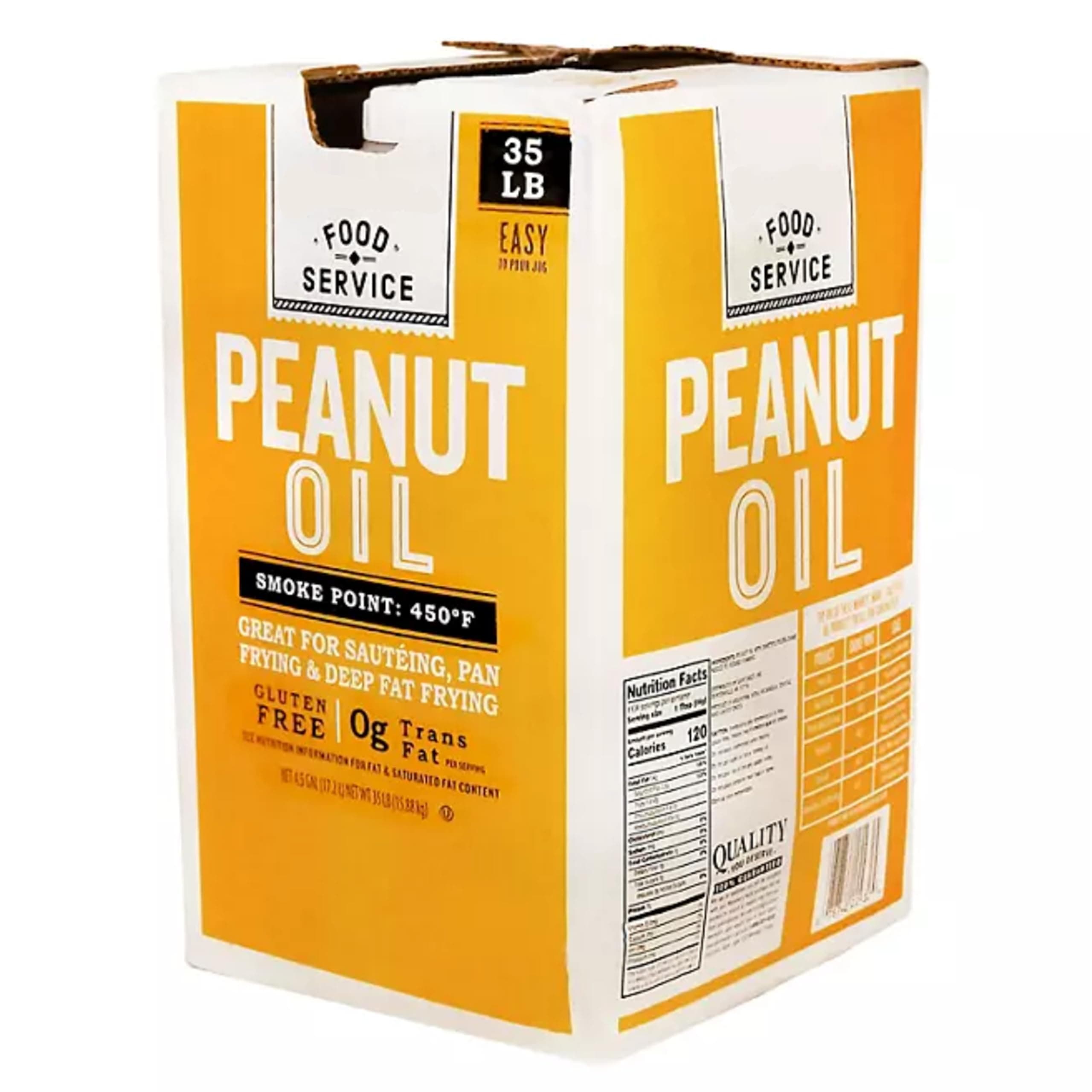 (4.5 Gallons) - ANF Brands Pure Peanut Oil - High Smoke Point, Nutty Flavor, Ideal for Frying and Cooking