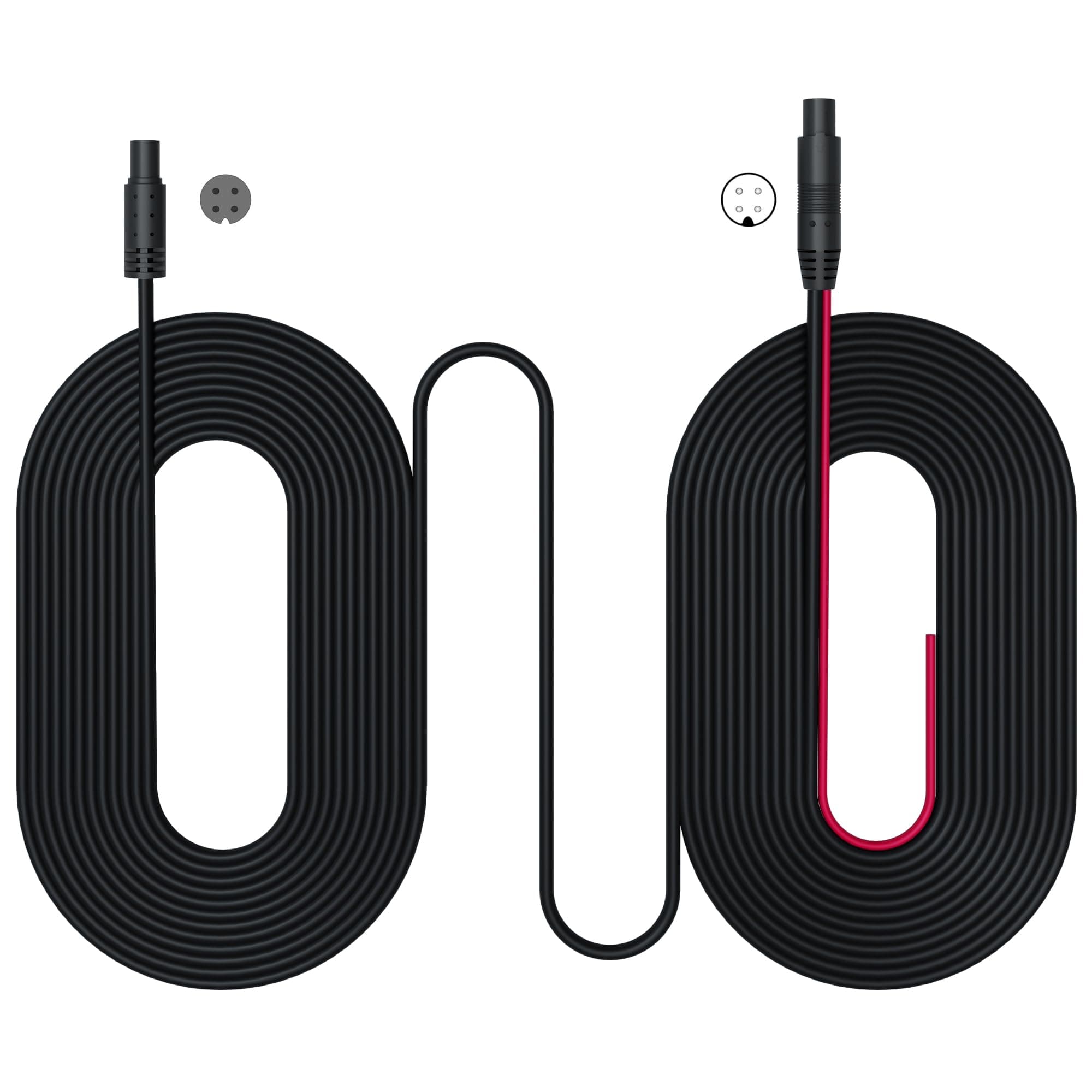 4-pin 33ft Rear Cam Extension Cable, Dash Cam Rearview Backup Camera Extension Cord, Reverse Camera Extension Wire, Suitable for P12 Pro/S12 Pro/P12 Plus/P10 Plus/P2 Trio/P1 Duo/P3