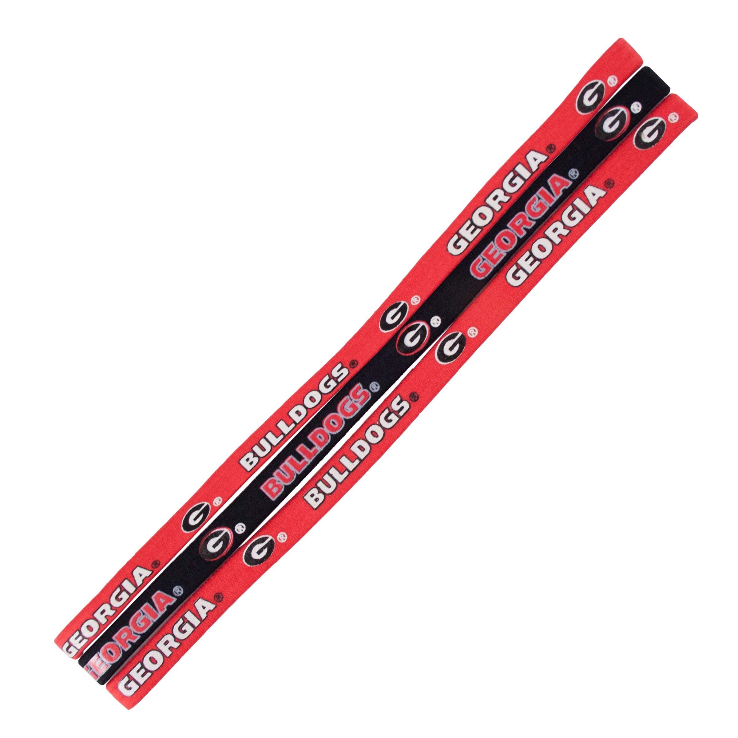Littlearth Unisex-Adult NCAA Georgia Bulldogs Elastic Headband, Team Color, One Size, (100403-UGA-1)