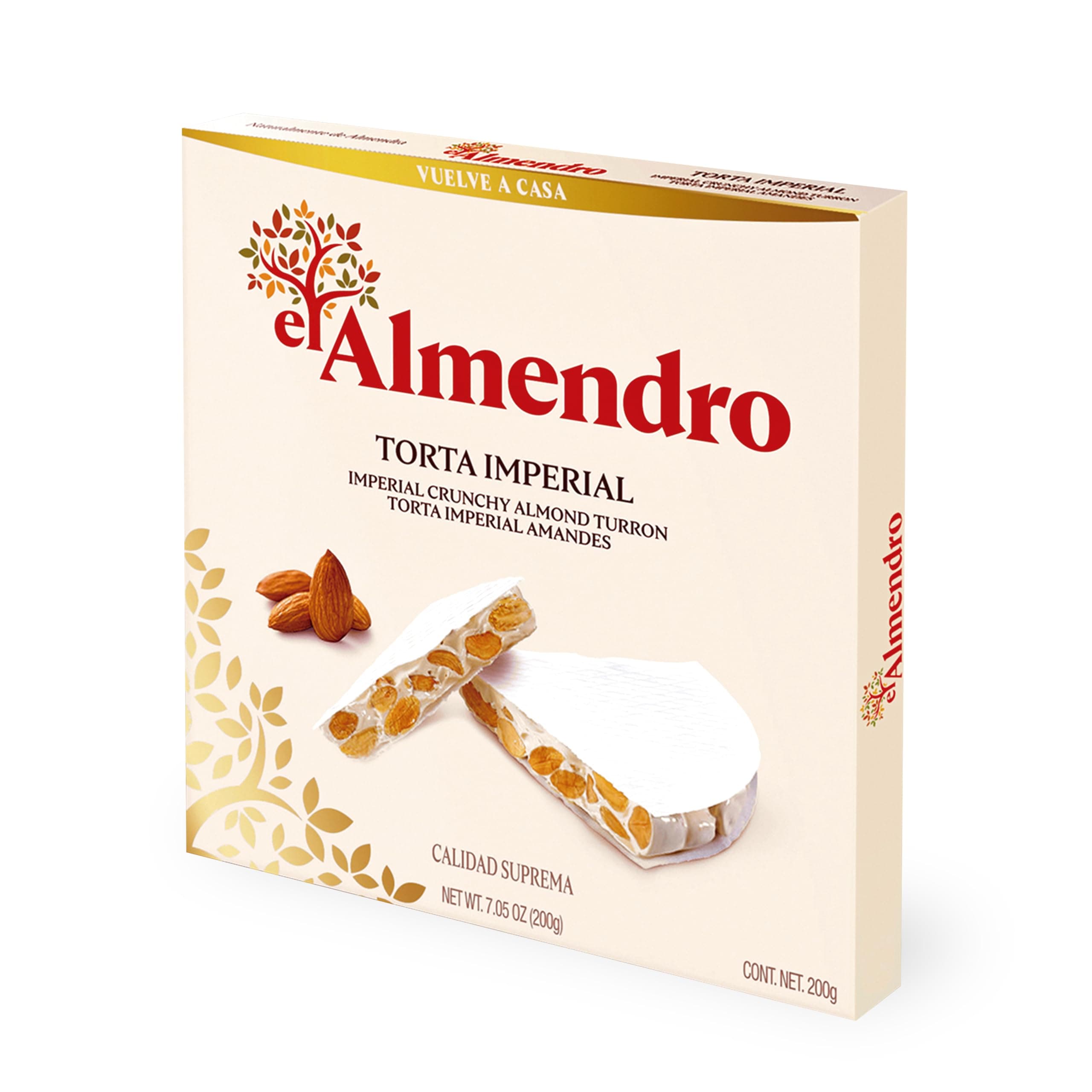 Crunchy Almond Turron Round, 200Gram