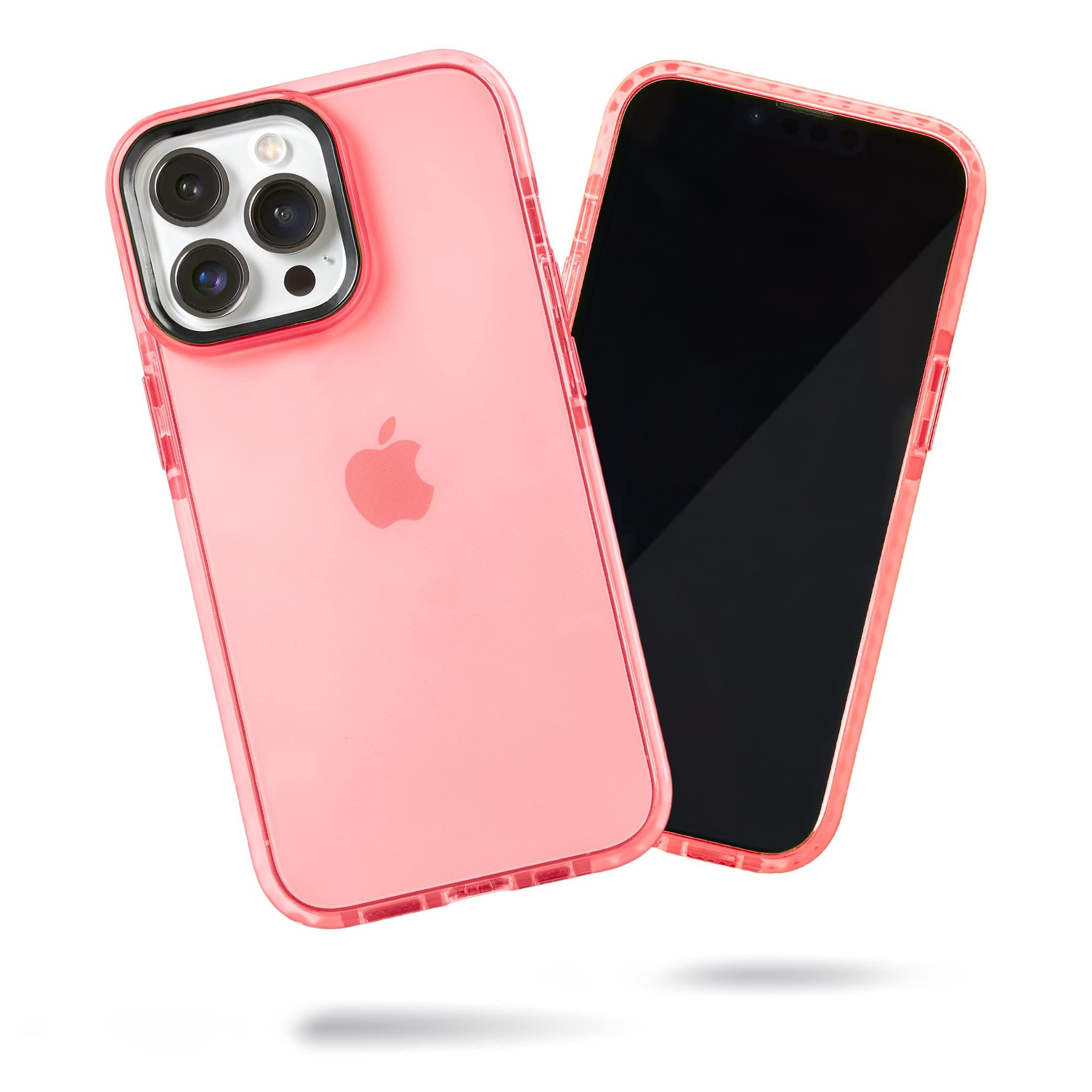 SteepLab Barrier Case for iPhone 14 Pro Max (2022, 6.7" Screen) - Impact Absorbing Case with Full Body Protection and Raised Bezel (Subtle Pink Peach)