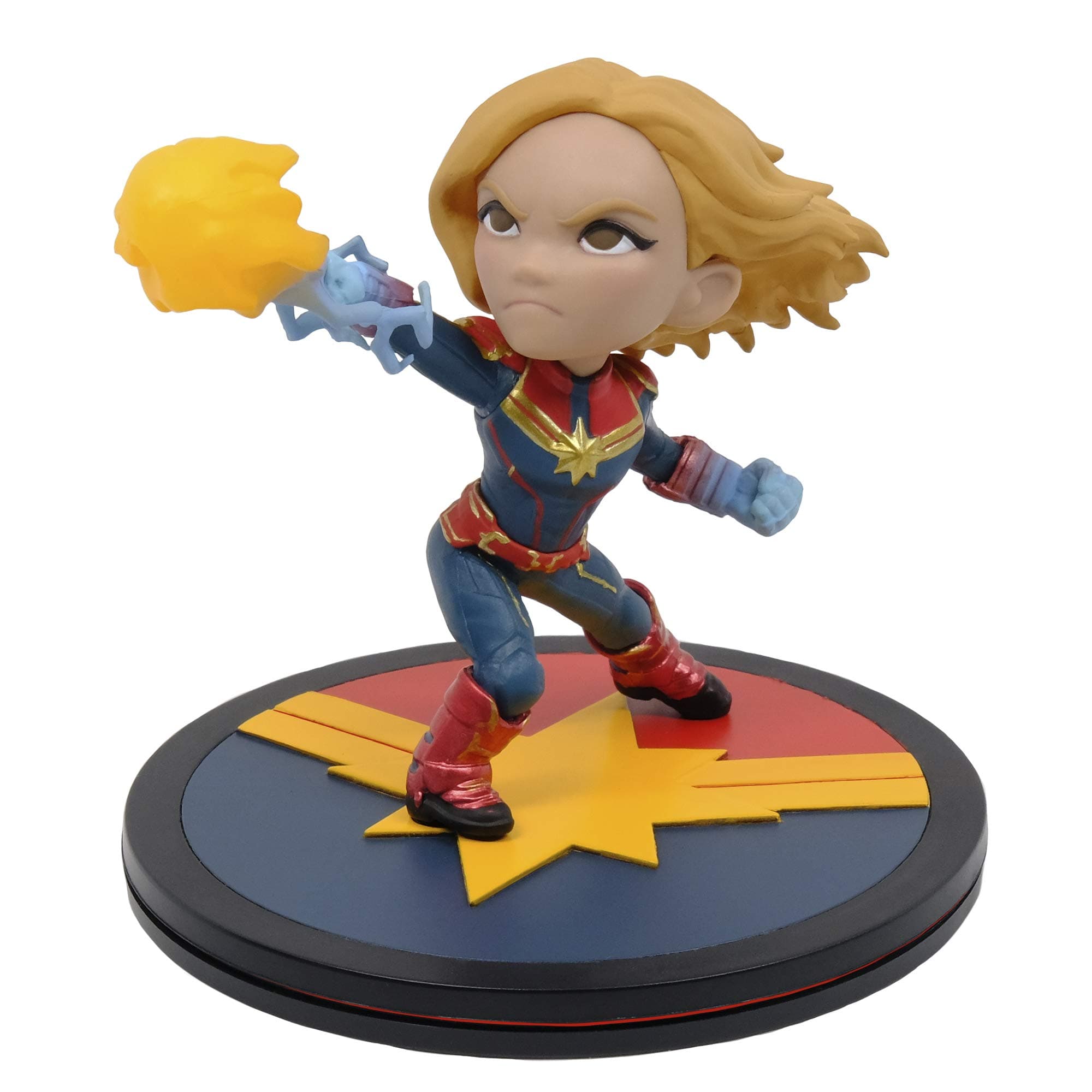 Quantum Mechanix Captain Marvel Q-Fig Figure Captain Marvel 9 cm, Blue