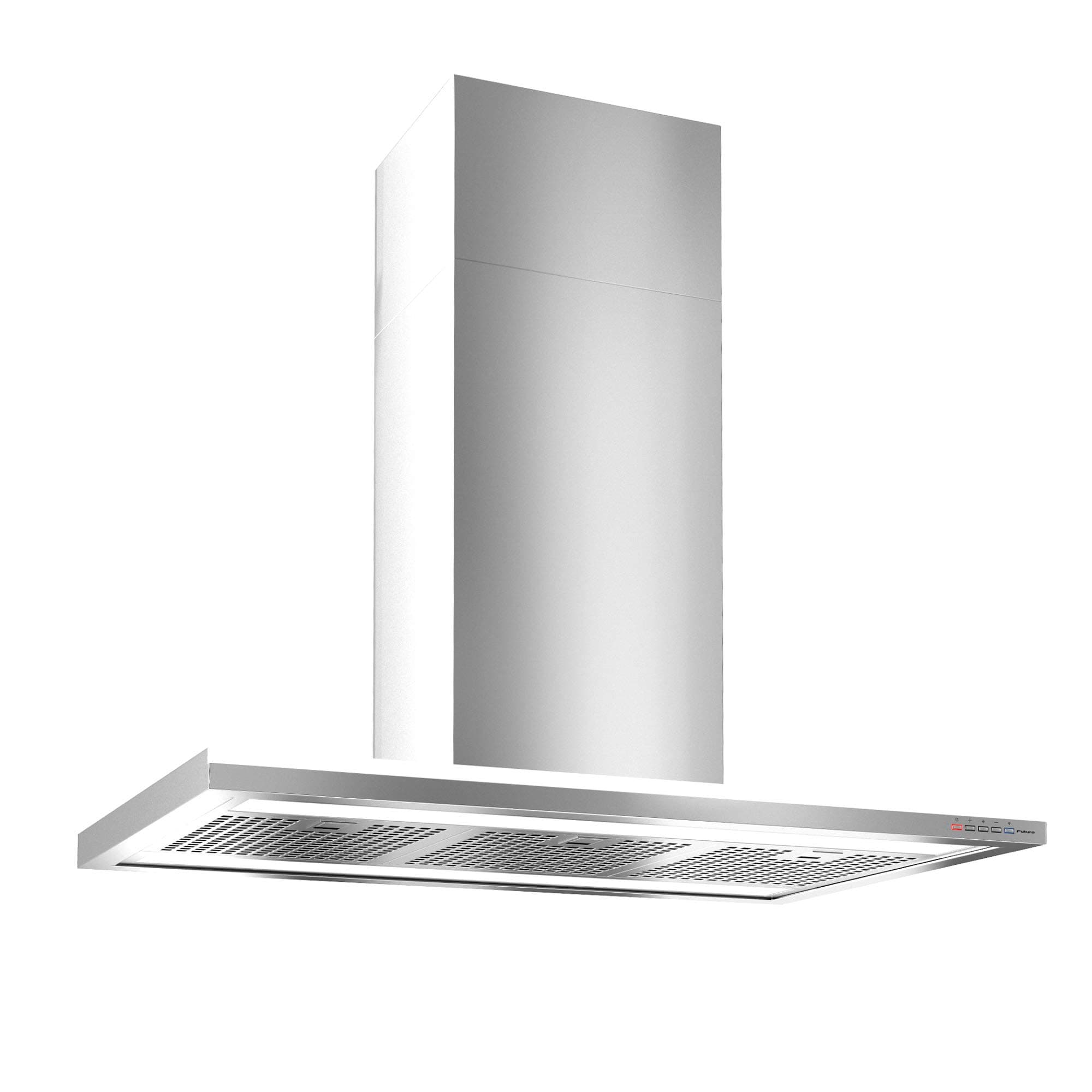 Futuro Futuro Island-Mount Range Hood 36" 940-CFM | Streamline | Stainless Steel Vent Hood | Modern Italian Exhaust Hood | Energy-Efficient LED, Ultra-Quiet w/Blower