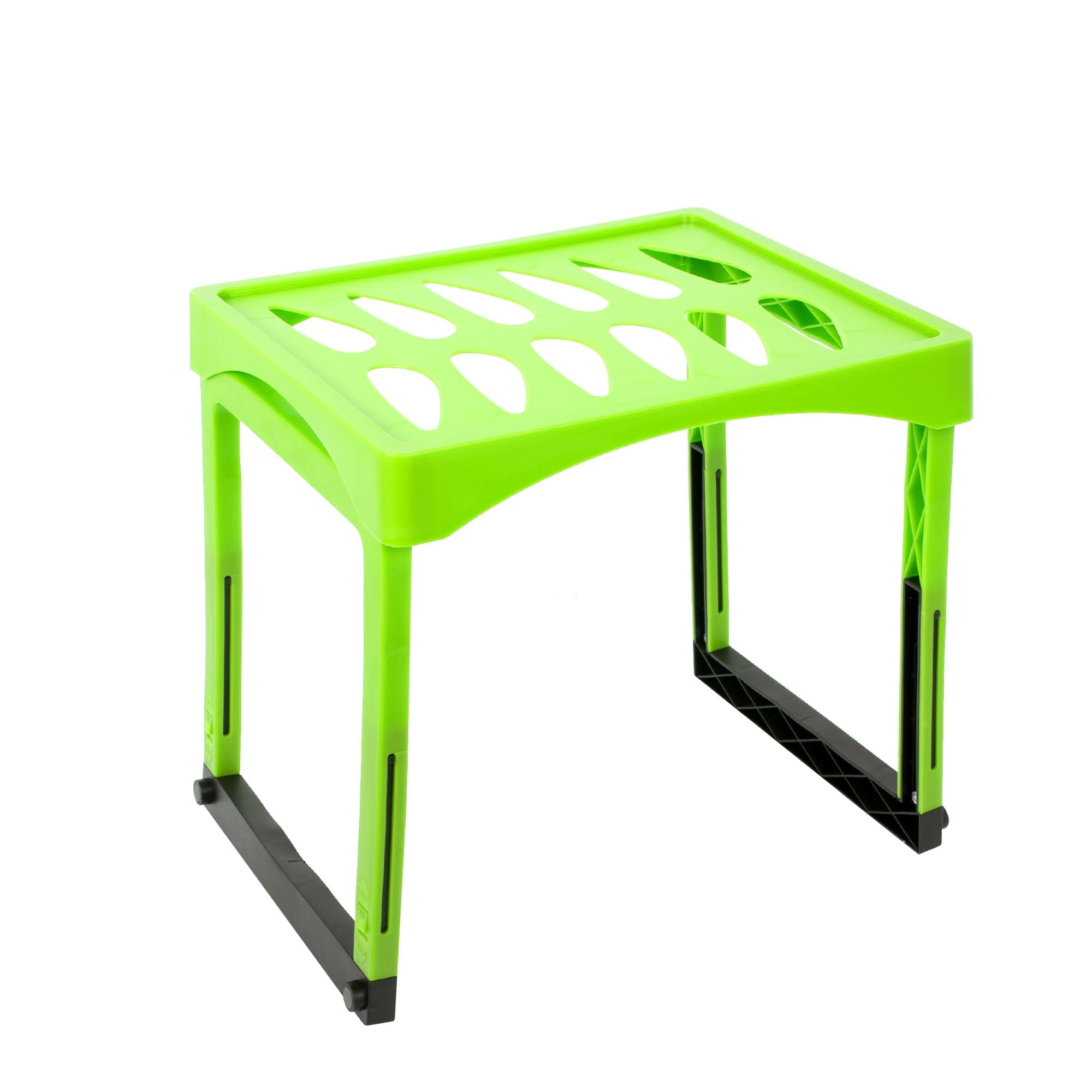 CTG, Office Works Collection, Adjustable Locker Shelf with Legs, 11.25 inches, Green