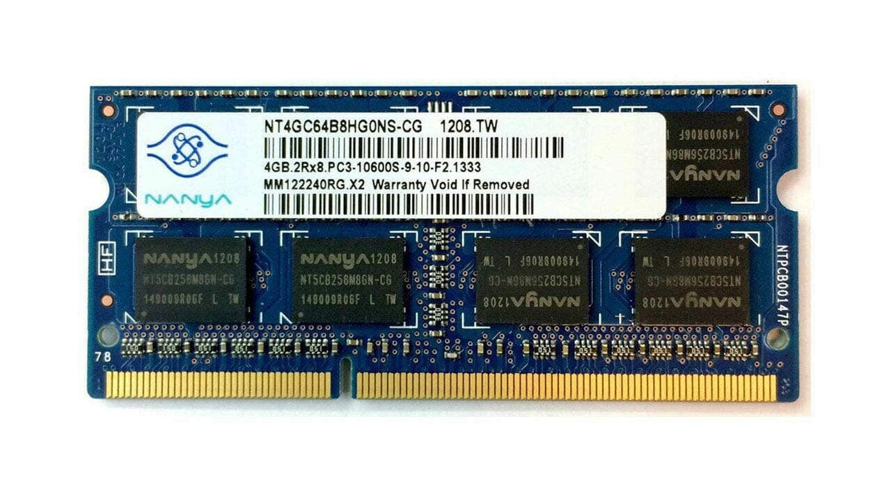 Nanya PC3-12800S (DDR3-1600) 4GB SO-DIMM 204pin (εηͺοΌNT4GC64B8HG0NS-DI) γγΌγγγ½γ³γ³η¨γ‘γ’γͺ εδ½δΏθ¨Όε