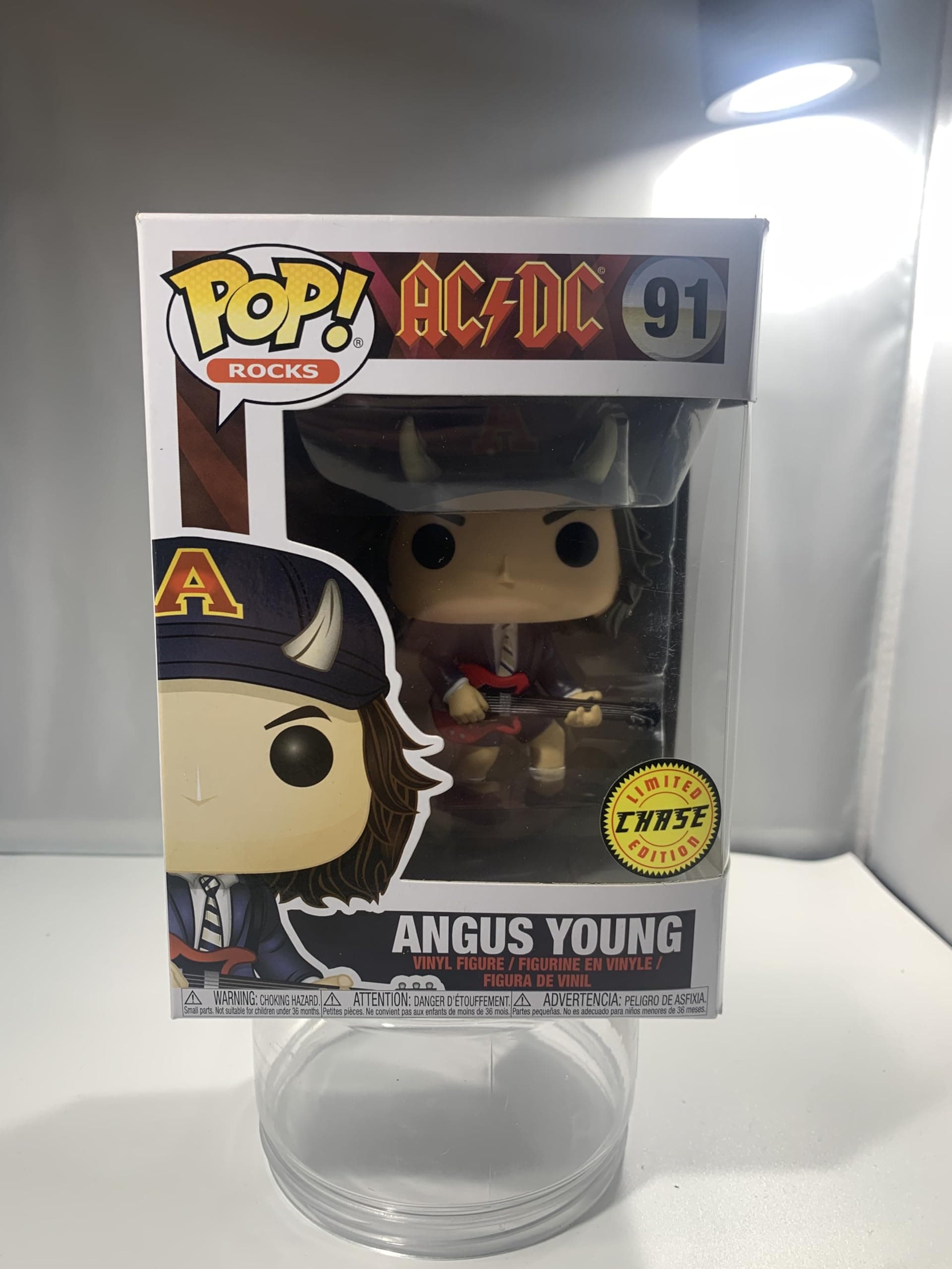 Pop! Rocks: AC/DC - Angus Young Chase Bundled with EcoTEK Pop Protector