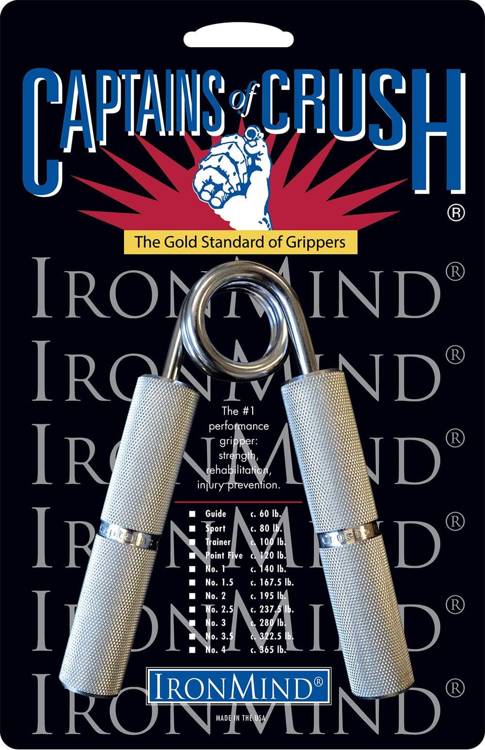 IronMind Captains of Crush (COC) Hand Gripper - The Gold Standard of Grippers | The World's Leading Hand Strengthener