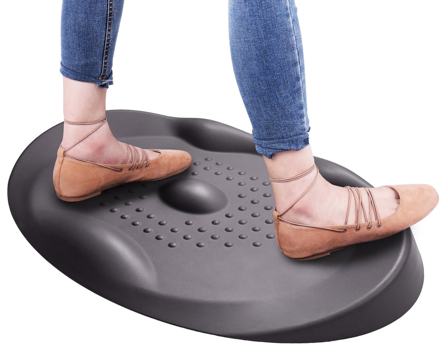 Urvigor Office Standing Desk Mat, Not-Flat Anti Fatigue Mat Comfort Mat for Stand Up Desk or Adjustable Desk Riser,Ergonomically Engineered