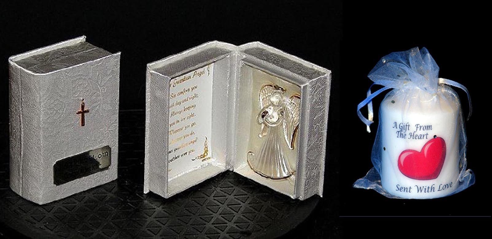 Guardian Angel Holy Communion Verse + FOC Heart Candle