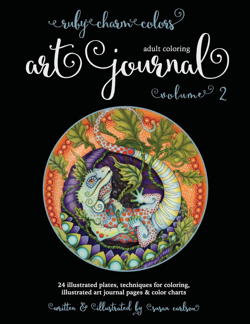 Ruby Charm Colors Adult Coloring Art Journal Volume 2