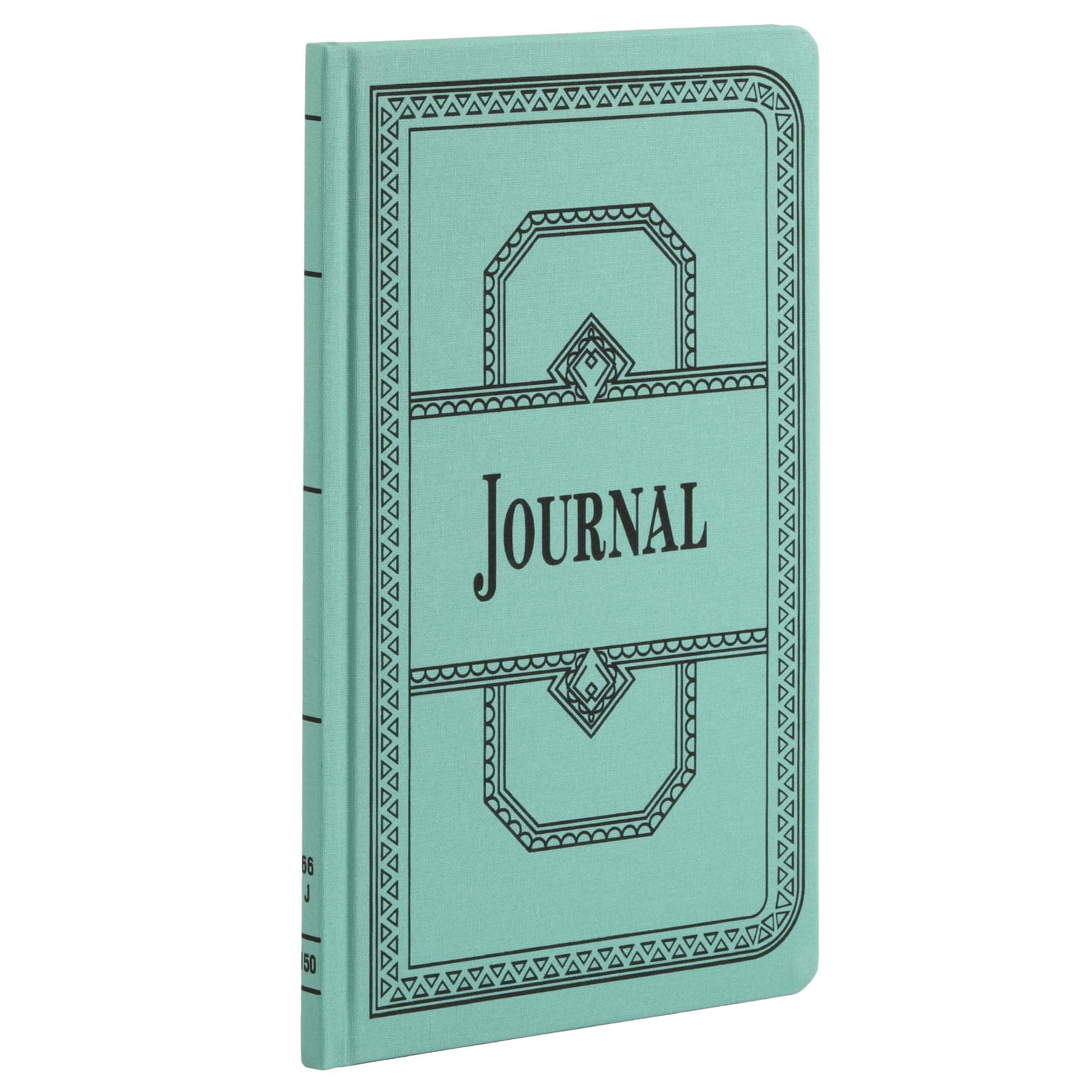 Boorum & Pease 66 Series Account Book, Journal Ruled, Green, 150 Pages, 12-1/8" x 7-5/8" (66-150-J) , Blue
