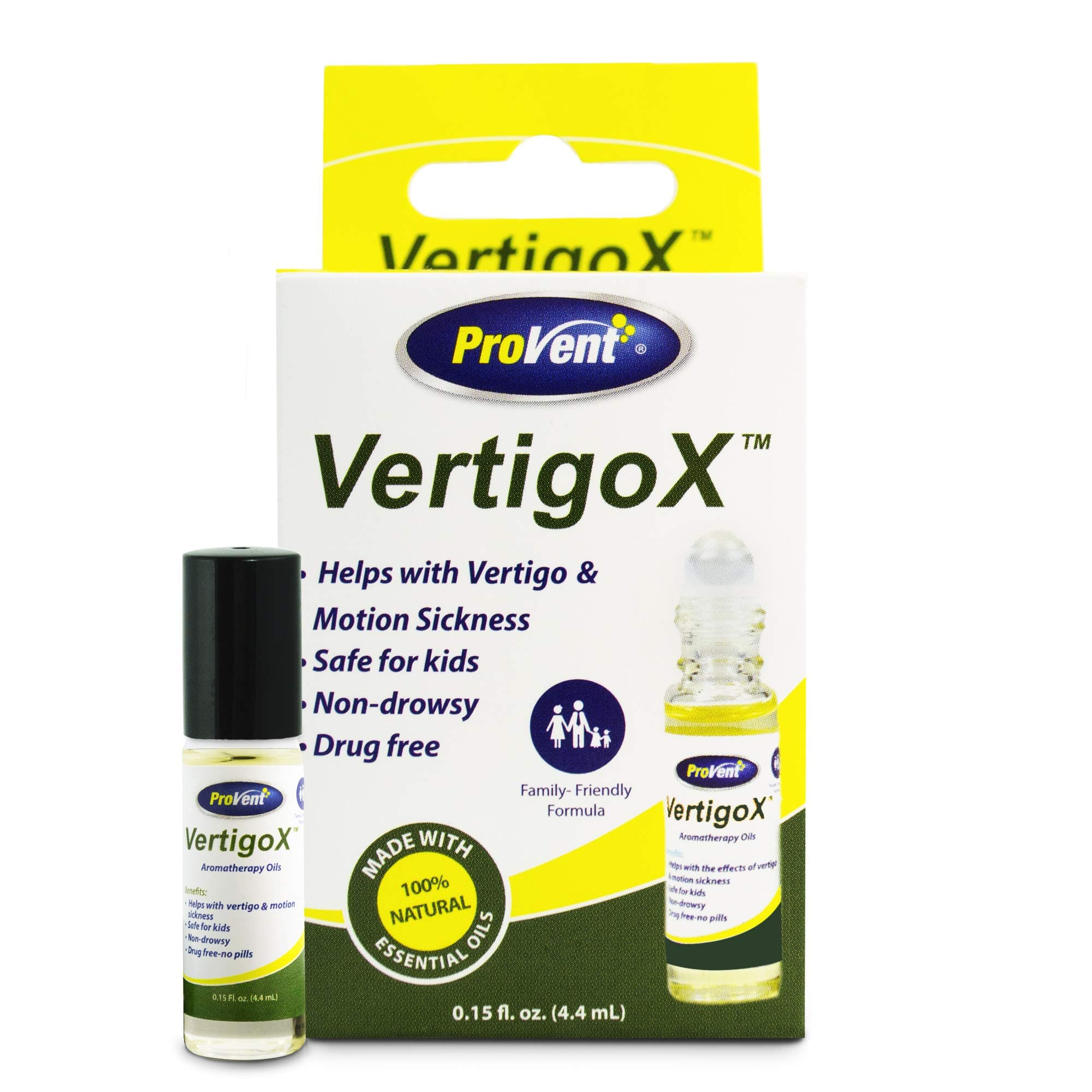 Provent Vertigo X Relief Oil, 0.15 Ounce by Provent