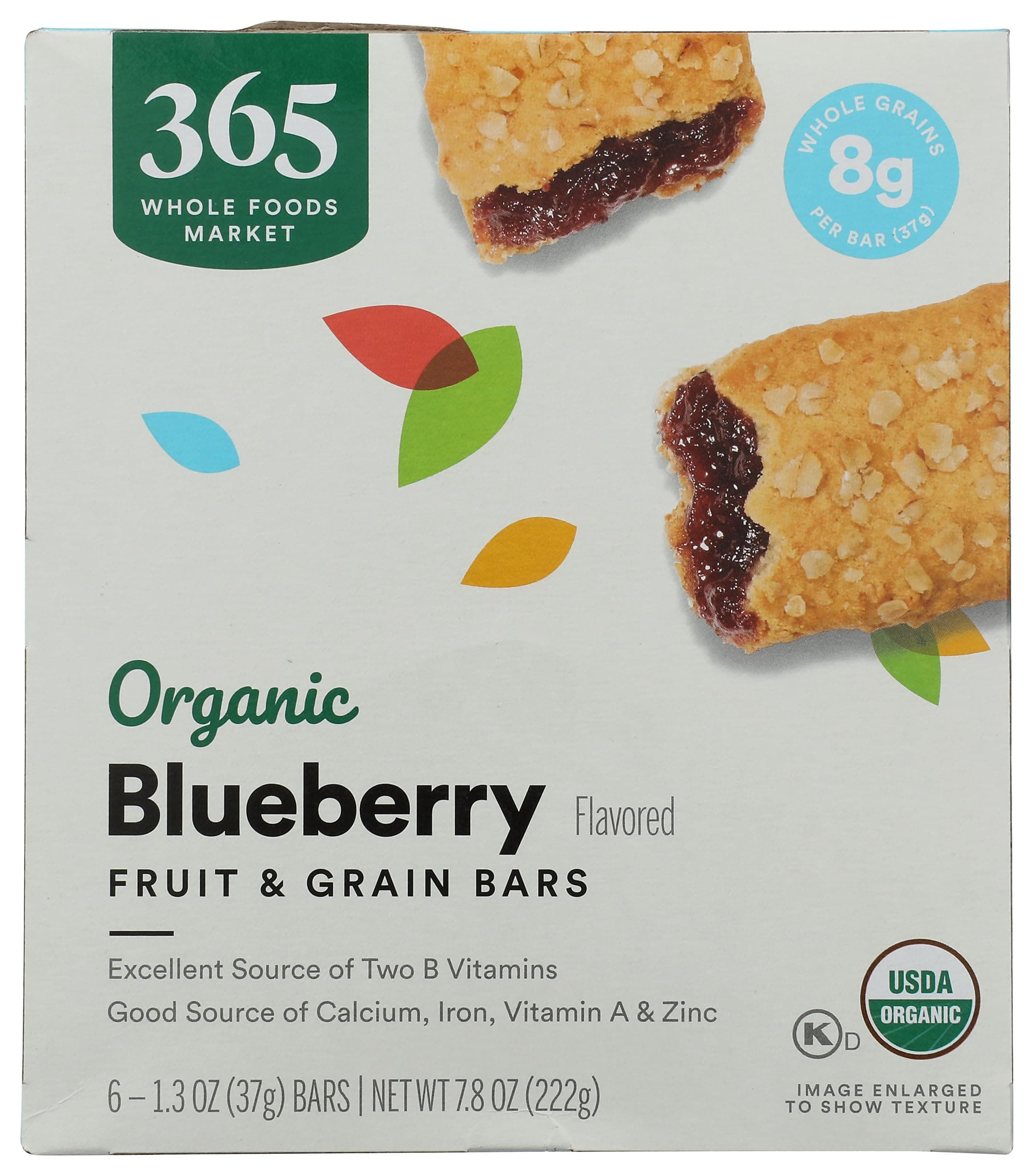 365 by Whole Foods Market, Organic Blueberry Cereal Bar 6 Count, 7.8 Ounce