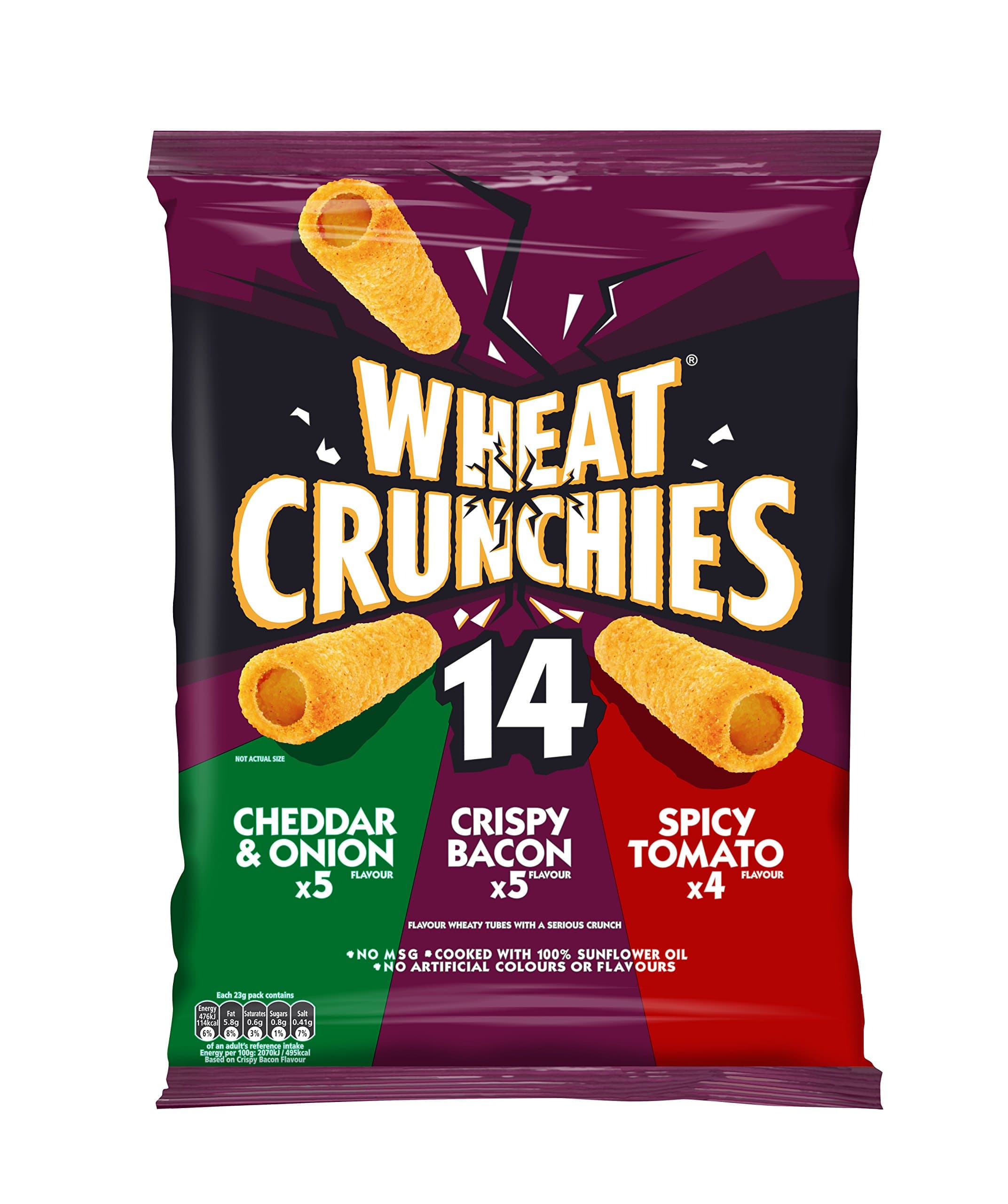 Wheat Crunchies Assorted Potato Crisps, 23 g, Pack of 10