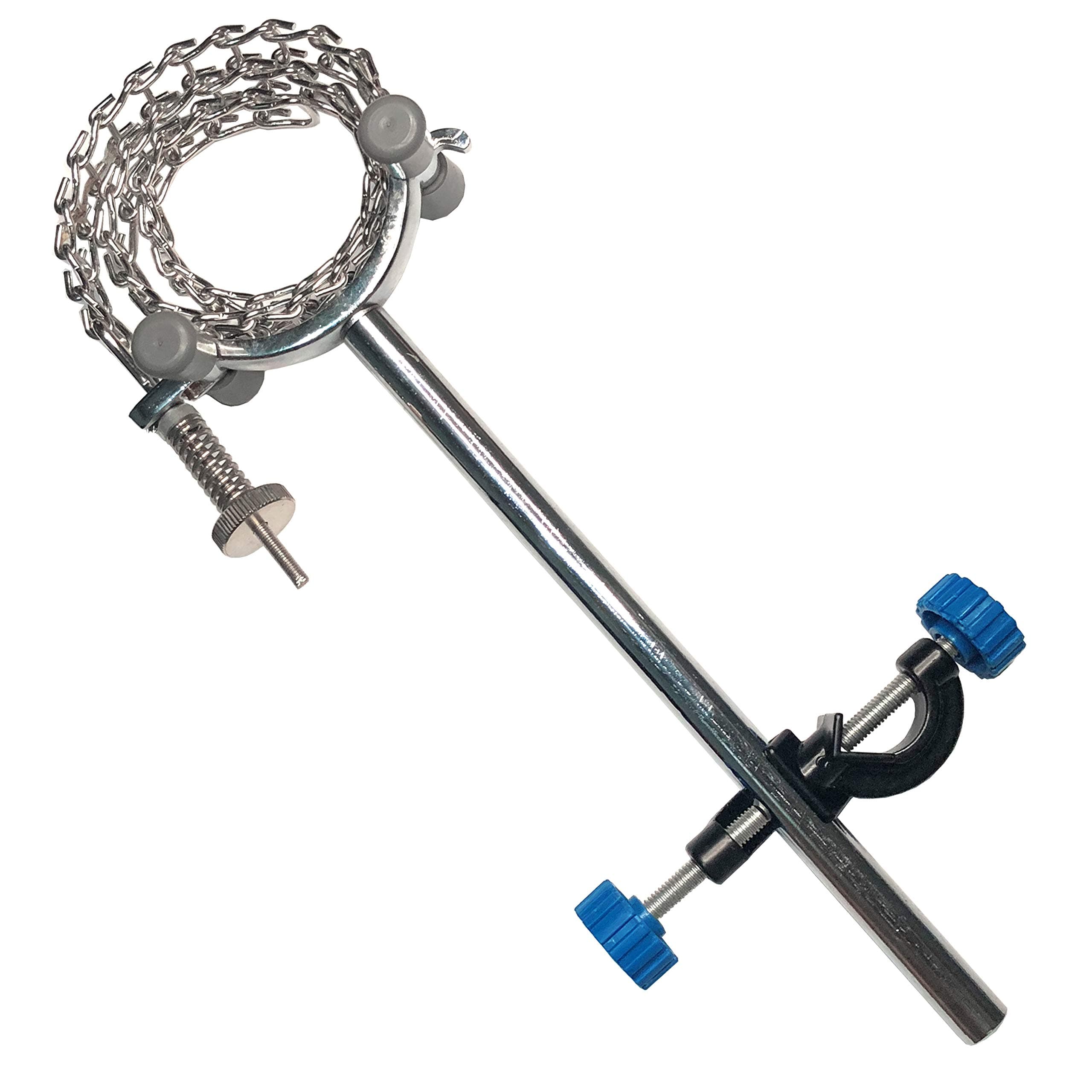 OESS Lab Chain Clamp Secures Laboratory Glassware and Holds Large Round Irregular Shaped Aparatus Firmly with a Lab Stand Clip